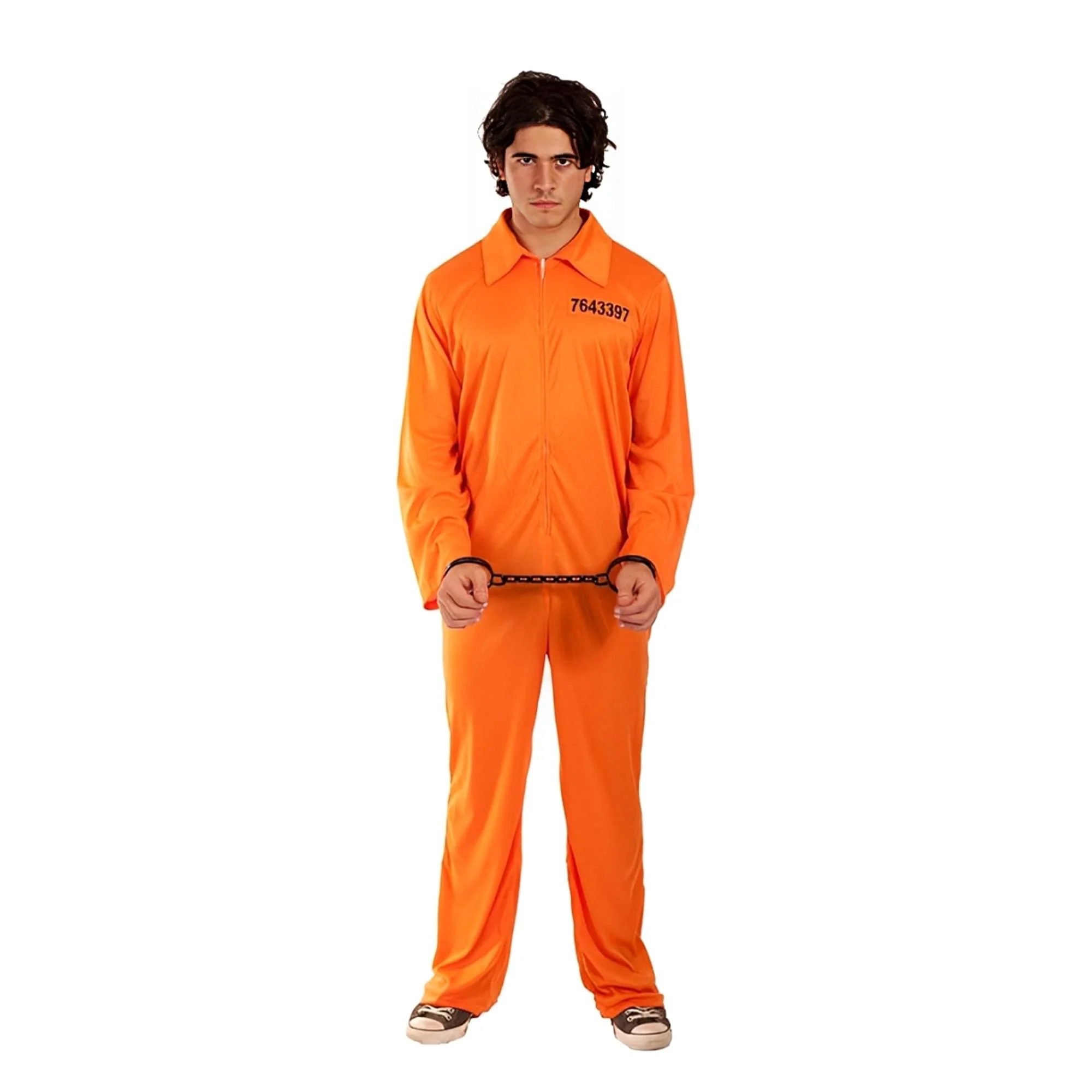 Prisoner Orange Adult Costume - Image 7