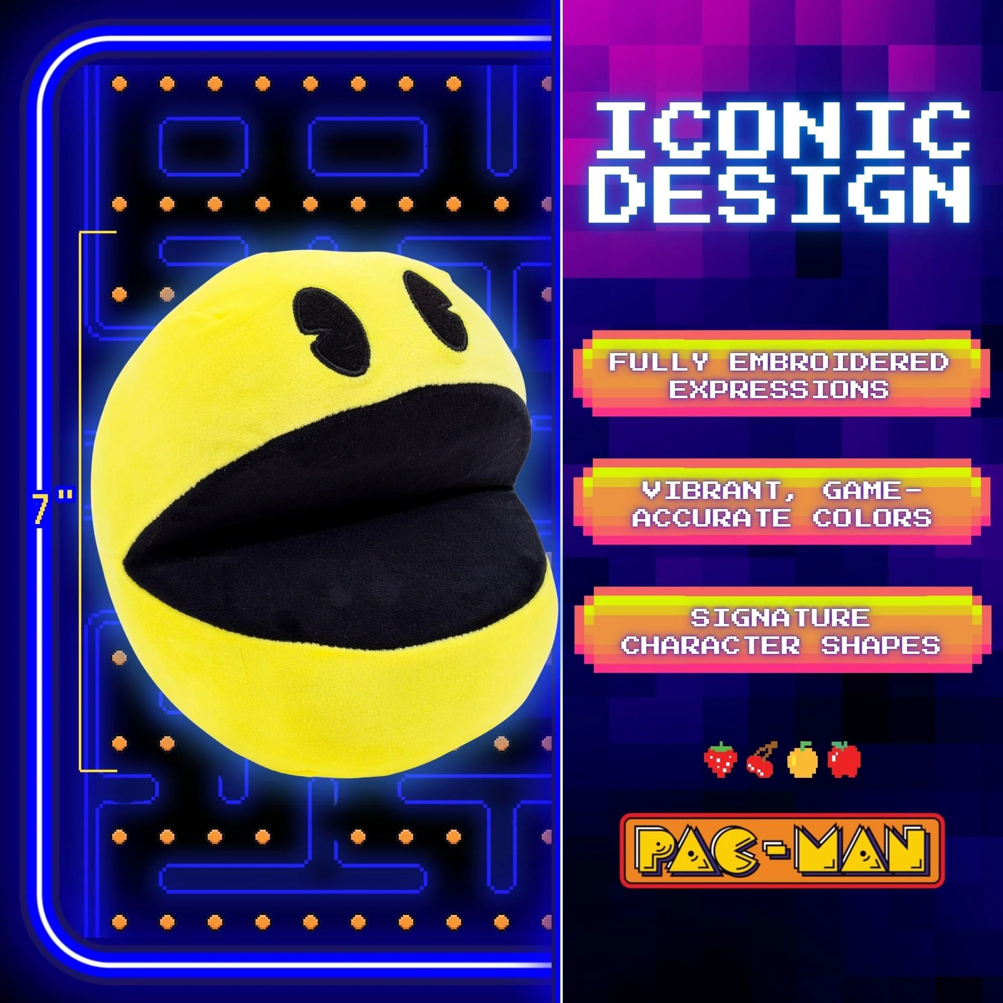 PAC-MAN 7-Inch Collector Plush Set of 7 - Image 5