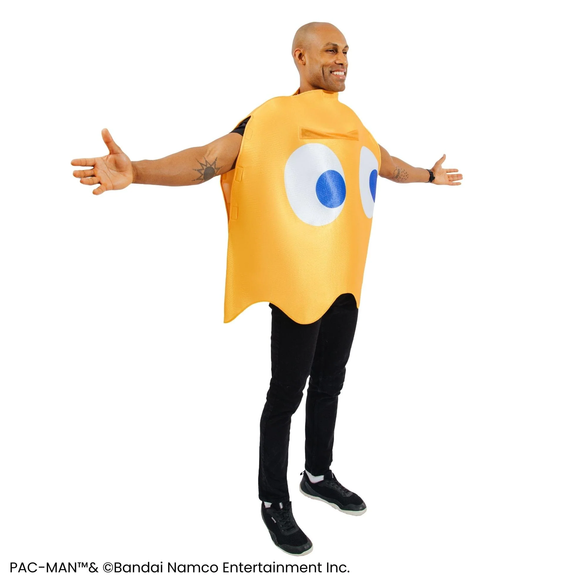 PAC-MAN CLYDE Ghost Adult Costume | One Size Fits Most - Image 2