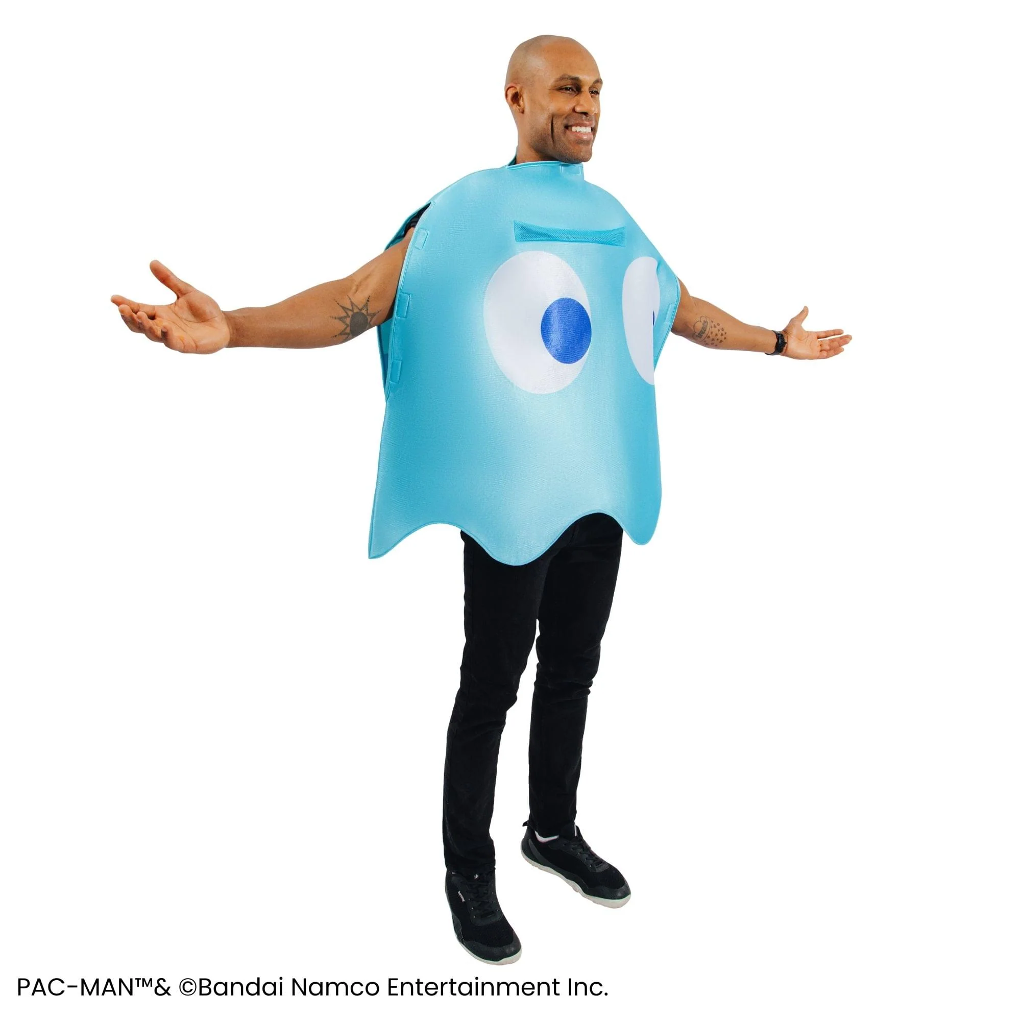 PAC-MAN Ghost INKY Adult Costume | One Size Fits Most - Image 2