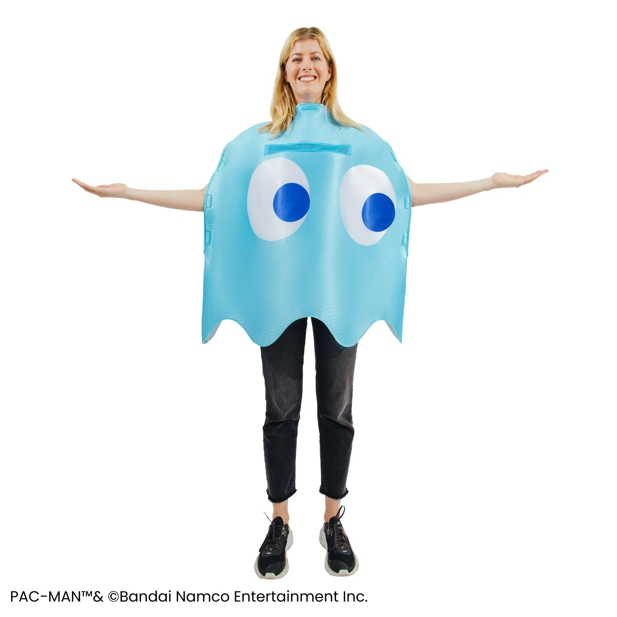 PAC-MAN Ghost INKY Adult Costume | One Size Fits Most - Image 5