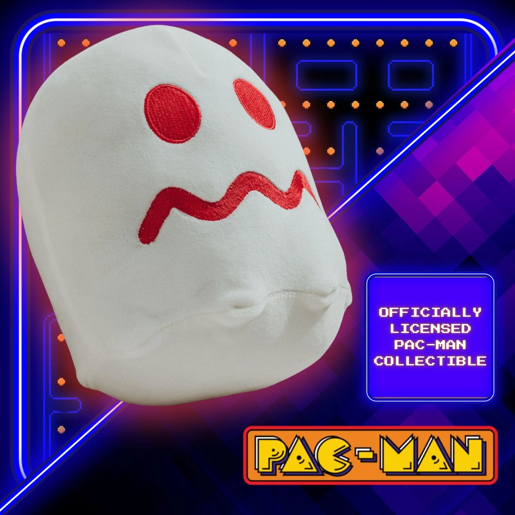 PAC-MAN TURN-TO-WHITE Ghost 7-Inch Plush - Image 8