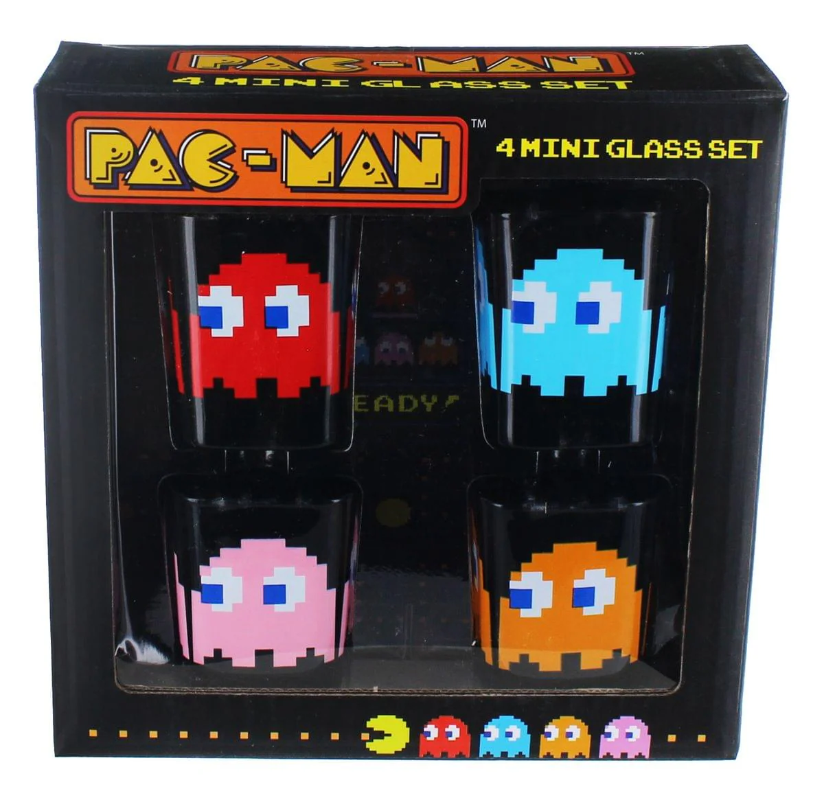 Pacman Square Molded Shot Glasses Set of 4 - Image 2