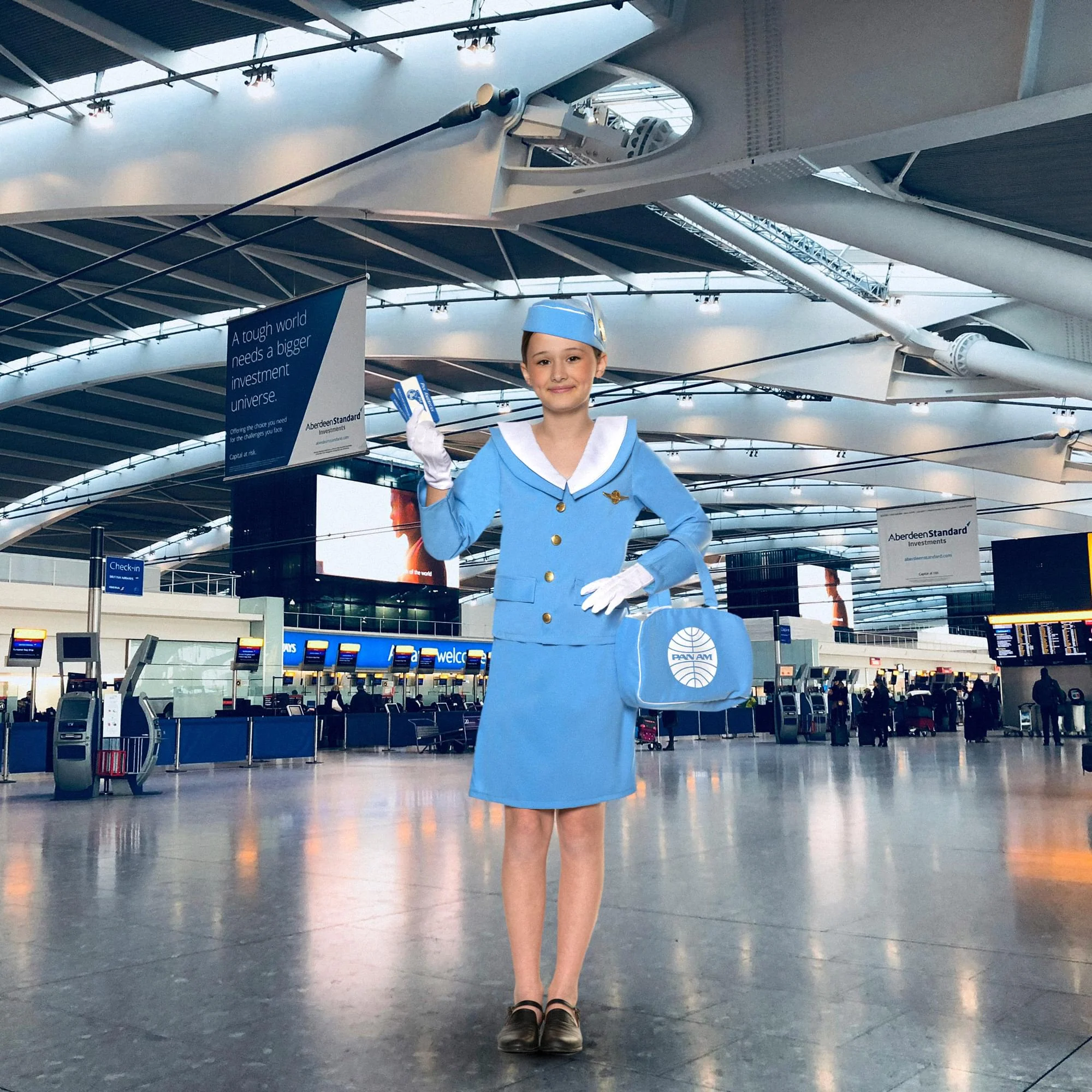Pan Am Stewardess Child Costume - Image 11