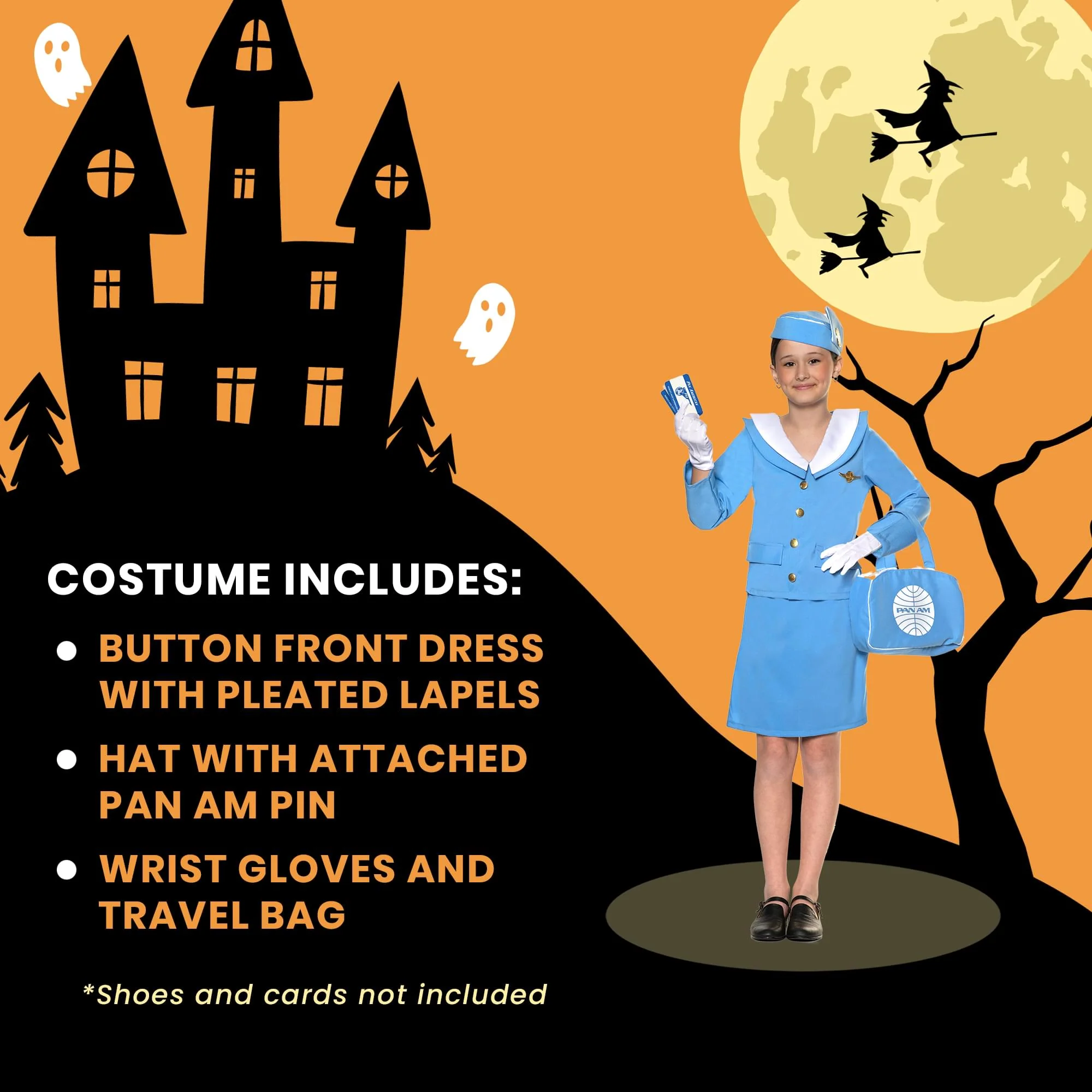 Pan Am Stewardess Child Costume - Image 17
