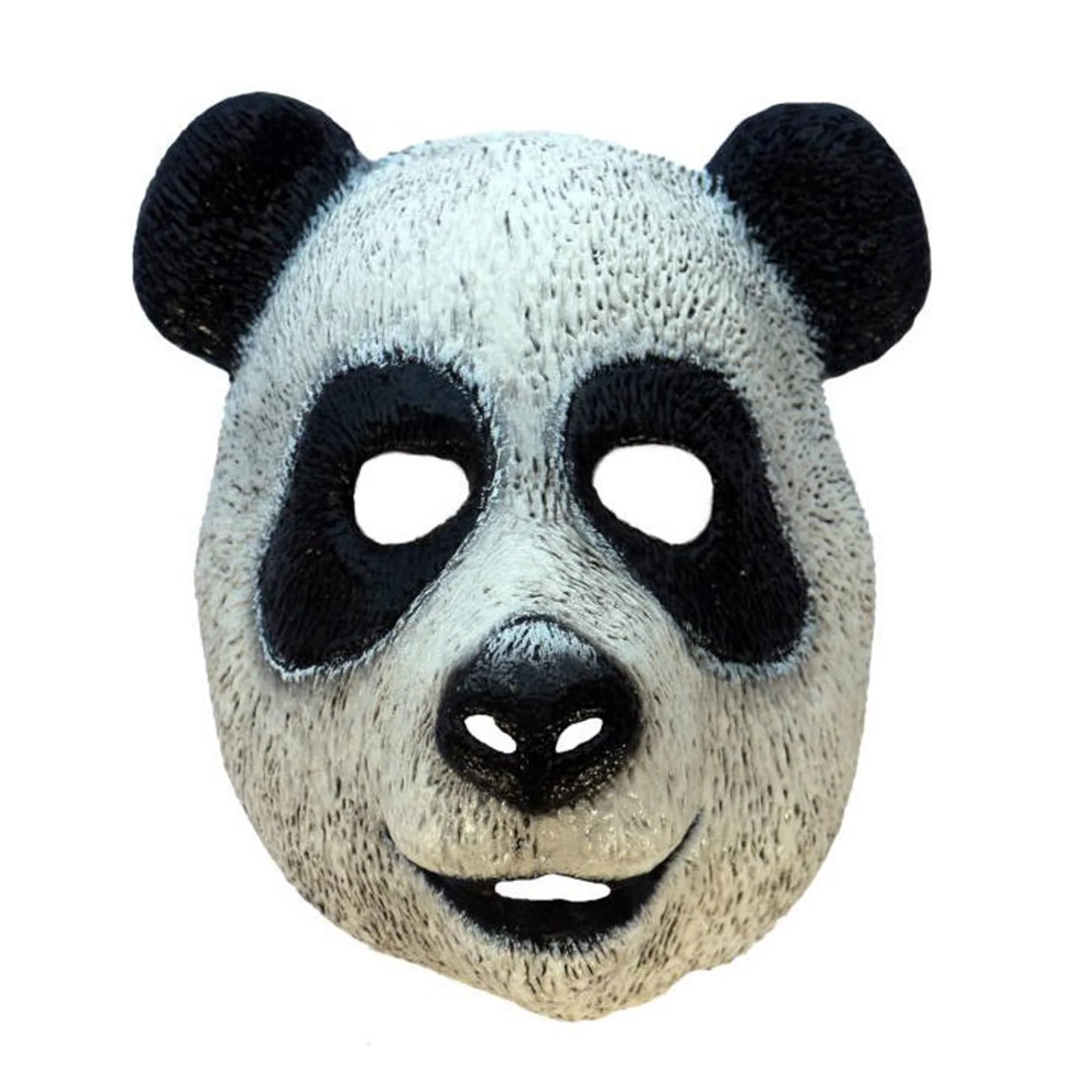 Panda Adult Latex Costume Mask - Image 2