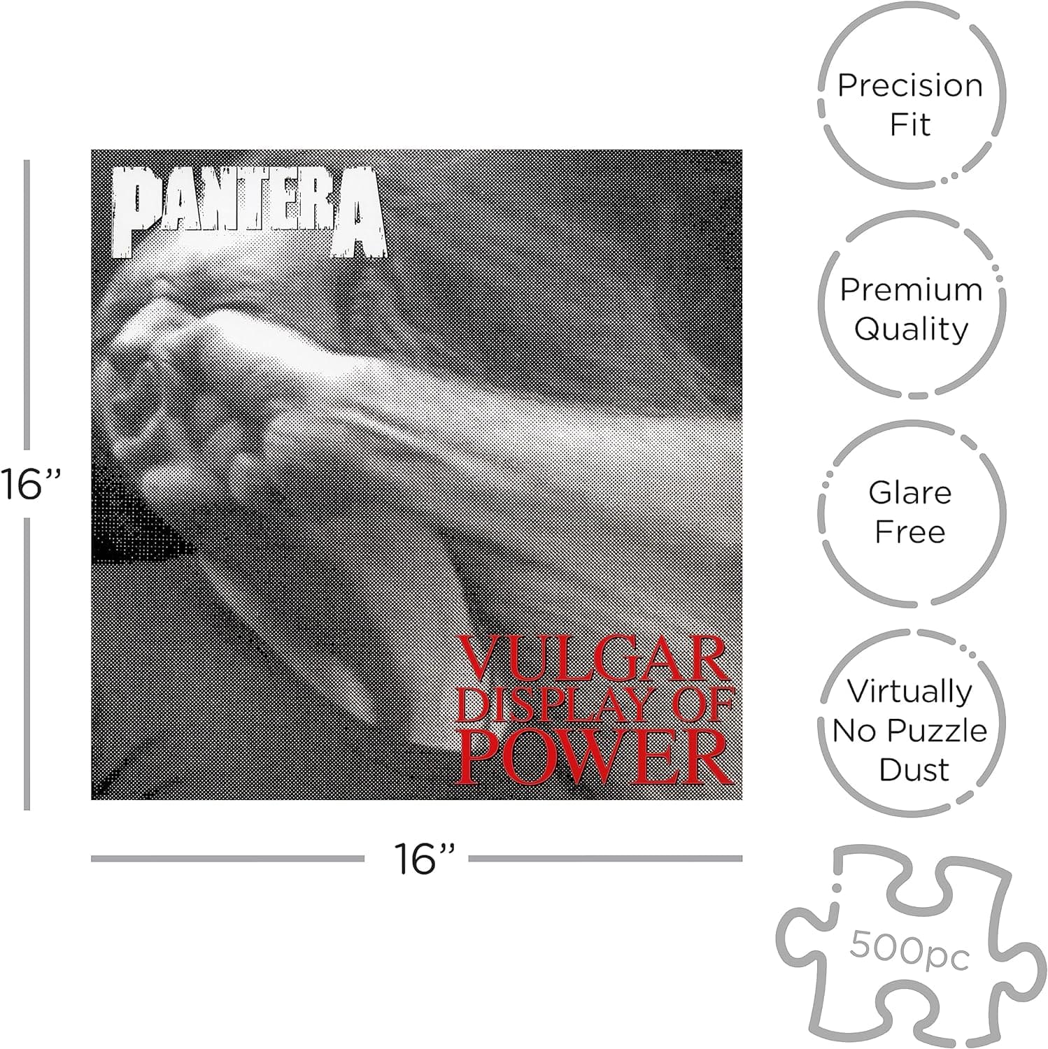 Pantera Vulgar Display Of Power 500 Piece Jigsaw Puzzle - Image 3