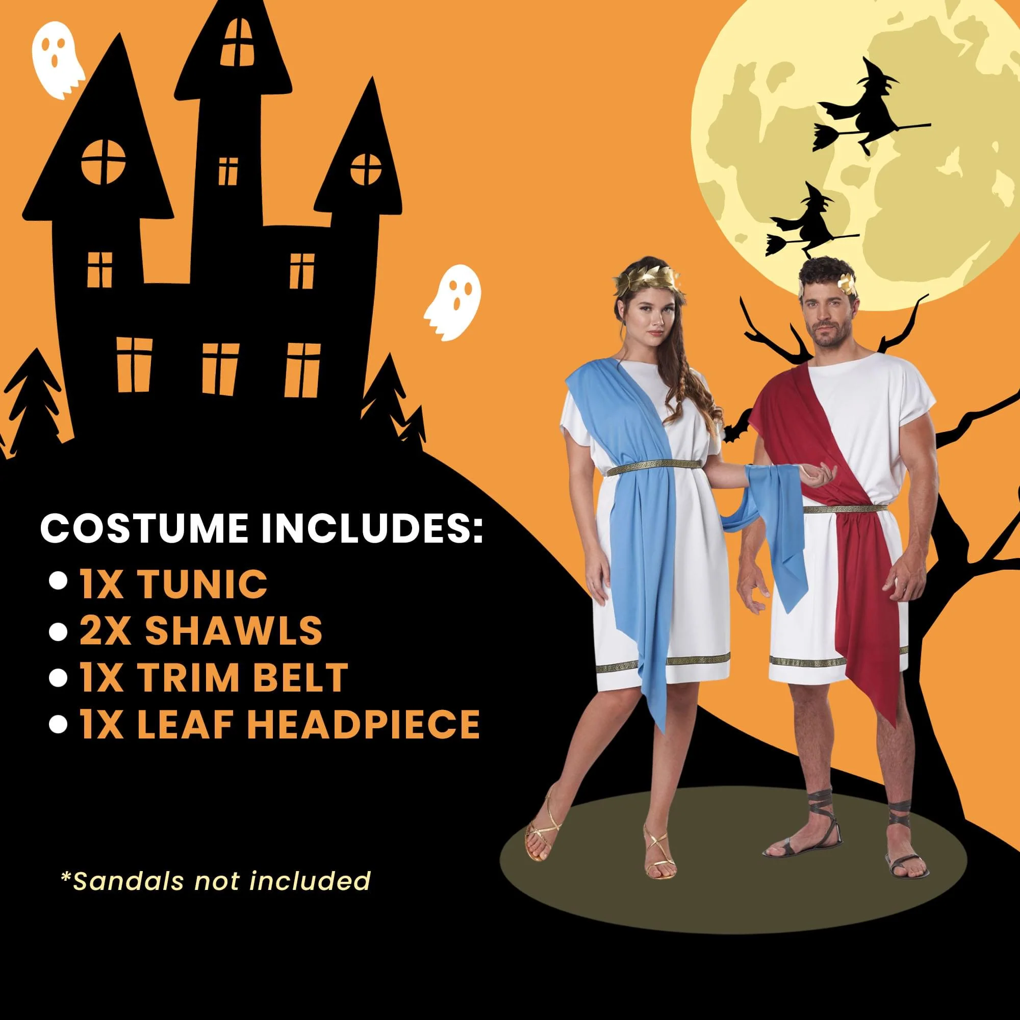 Party Toga Adult Costume - Image 6
