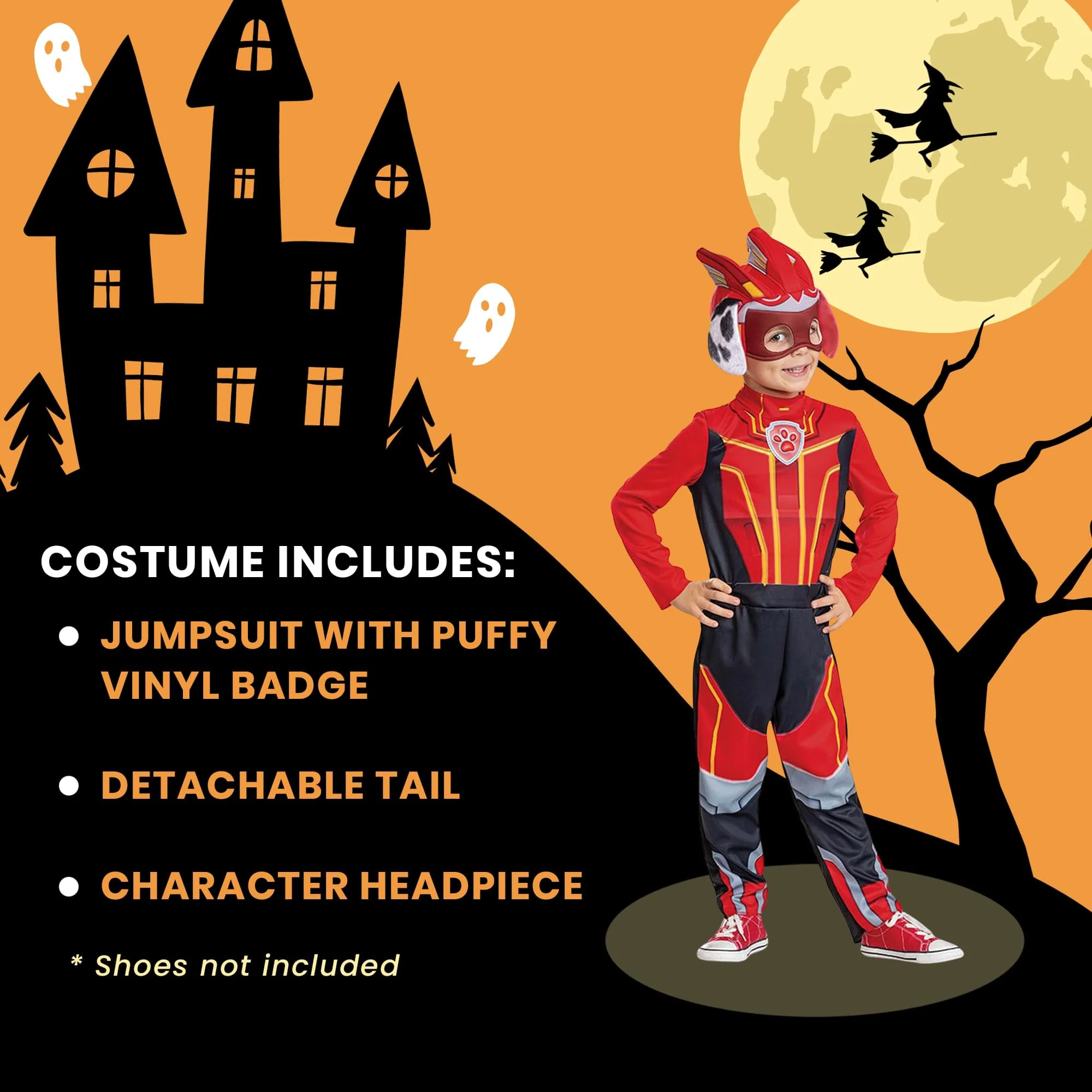 Paw Patrol 2 Marshall Classic Toddler Costume - Image 3