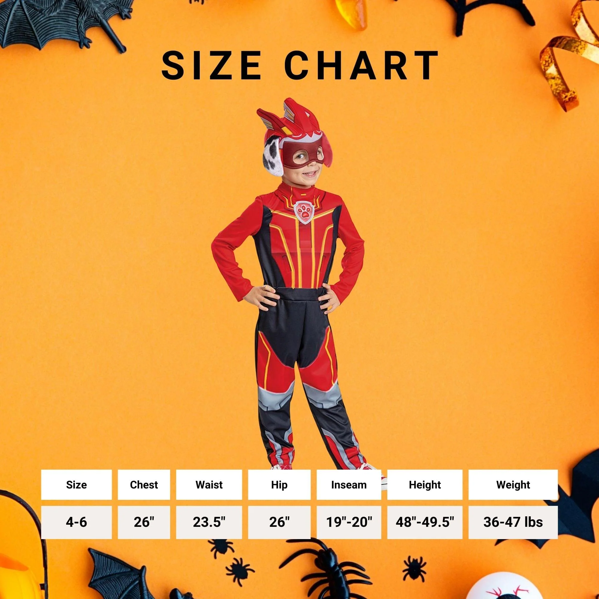 Paw Patrol 2 Marshall Classic Toddler Costume - Image 4