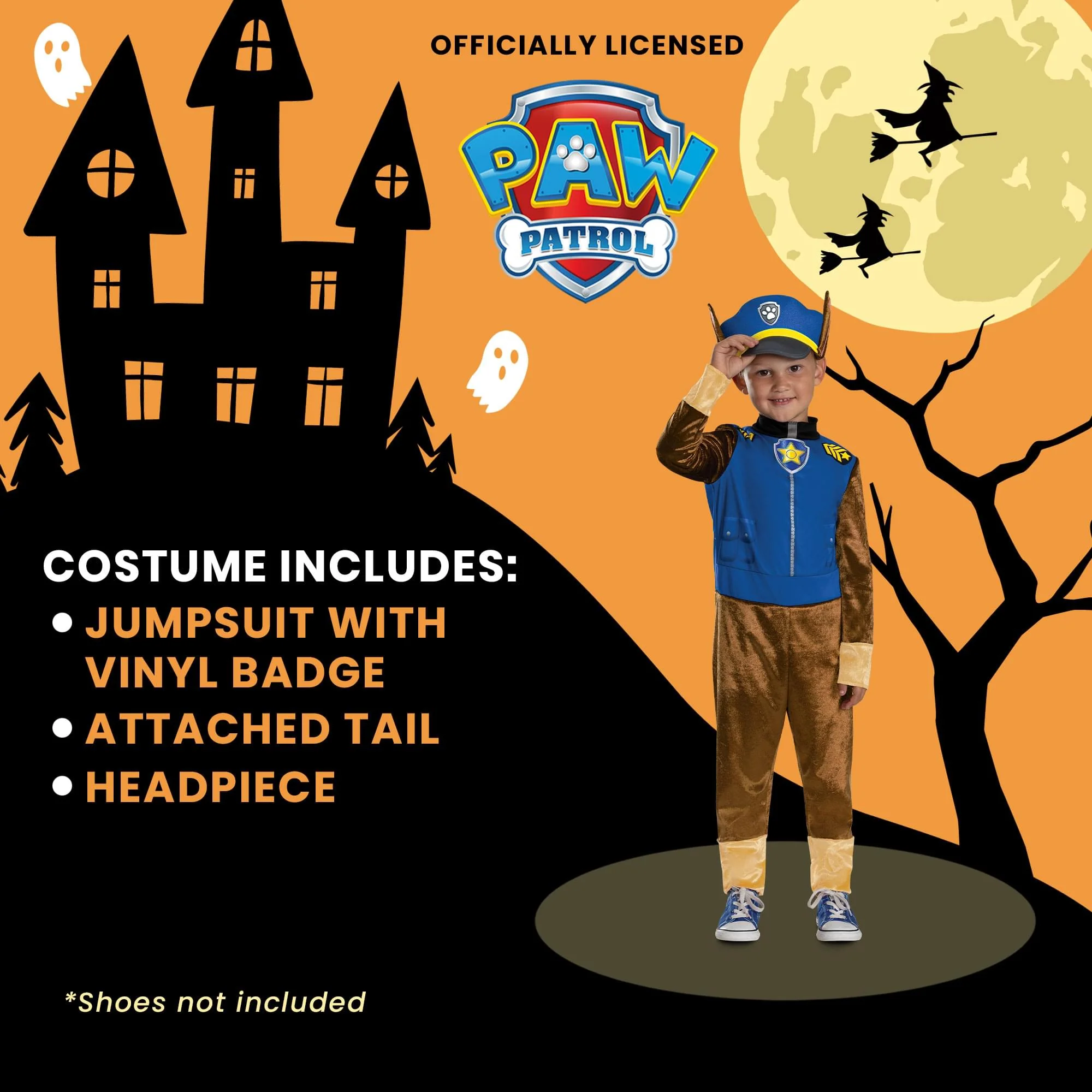 PAW Patrol Chase Classic Toddler Costume - Image 11