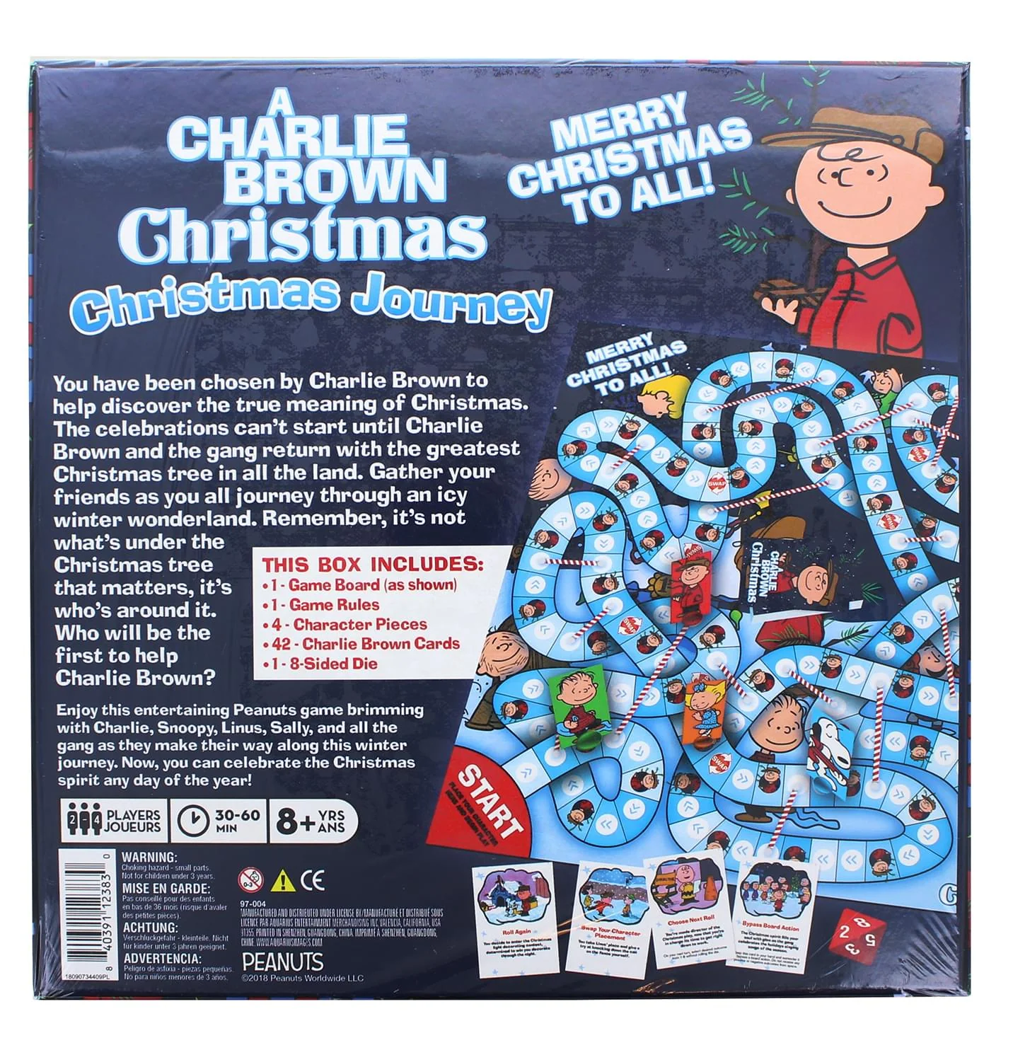 Peanuts A Charlie Brown Christmas Family Board Game - Image 2