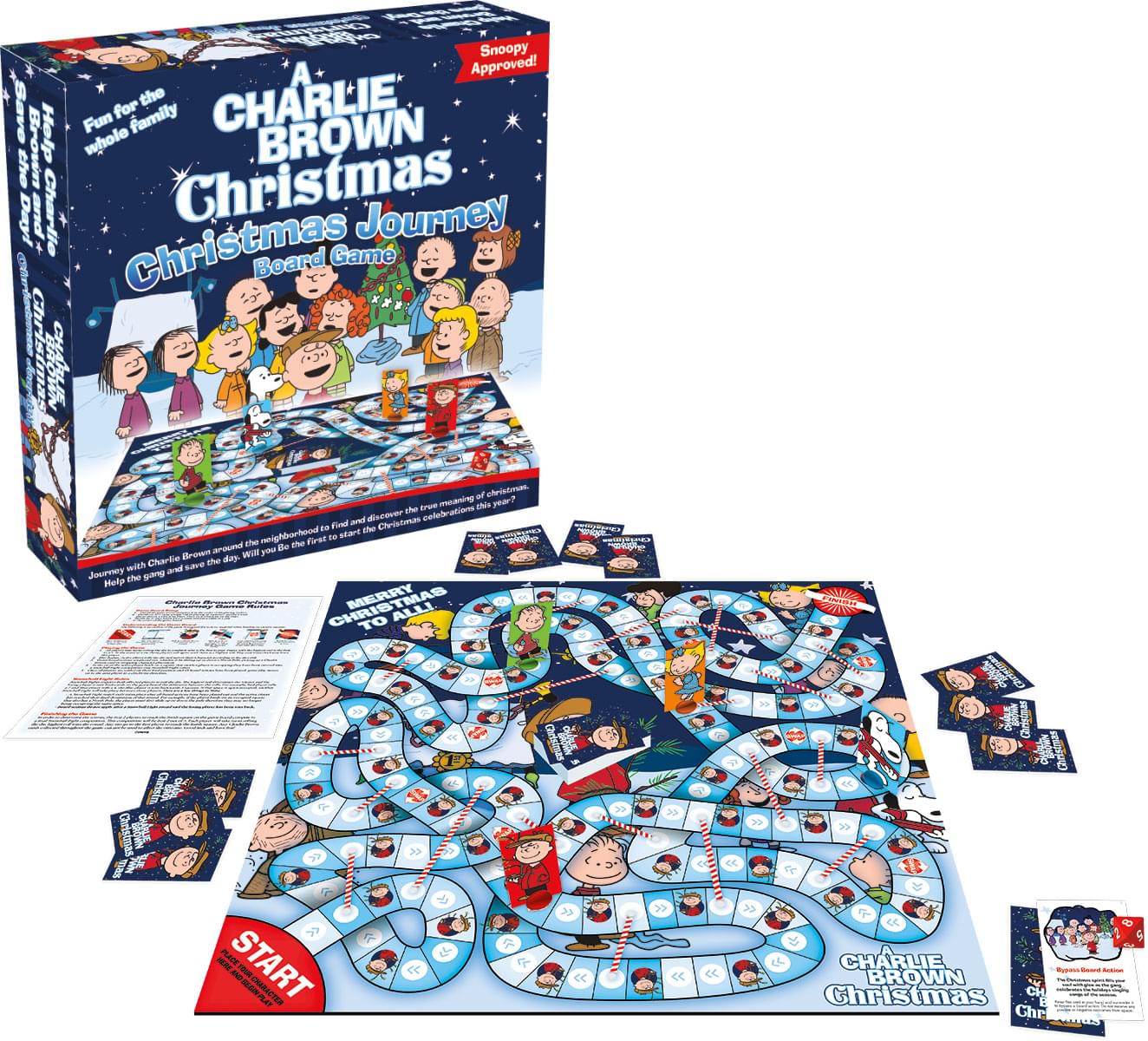 Peanuts A Charlie Brown Christmas Family Board Game - Image 3