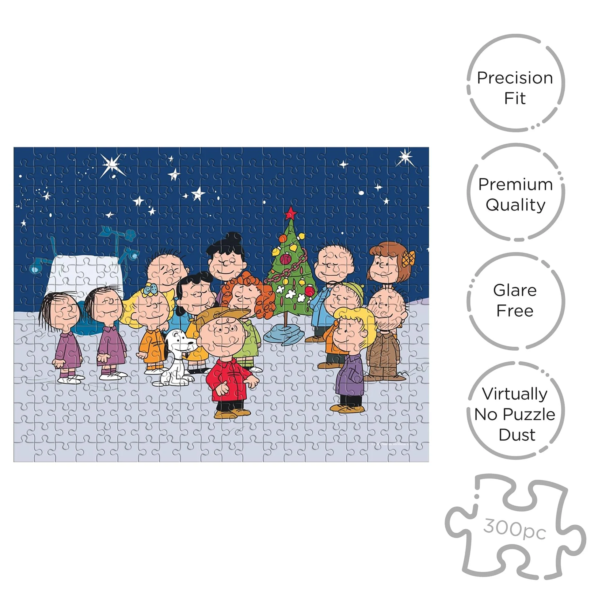 Peanuts A Charlie Brown Christmas Tin Globe 300 Piece Jigsaw Puzzle - Image 4