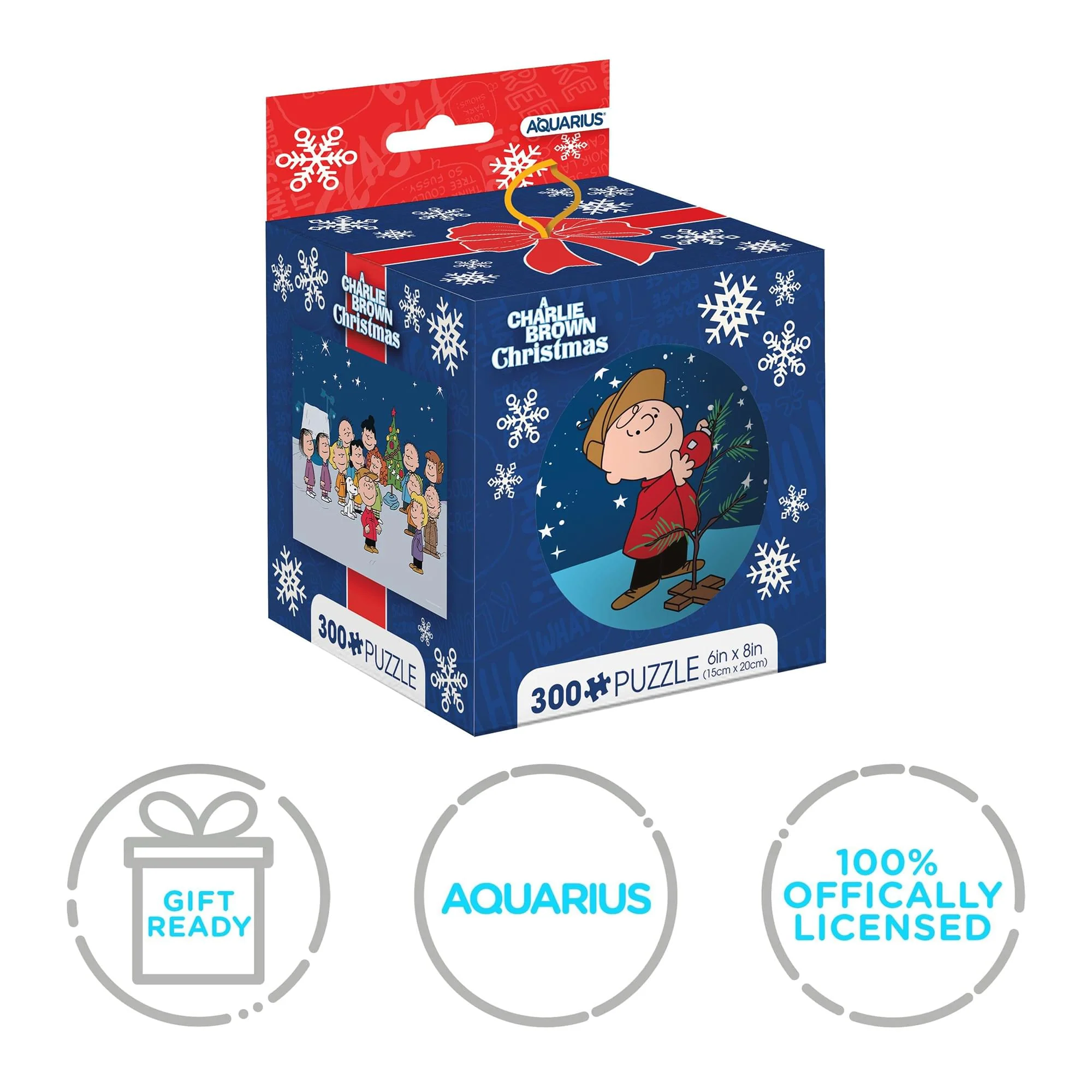 Peanuts A Charlie Brown Christmas Tin Globe 300 Piece Jigsaw Puzzle - Image 5