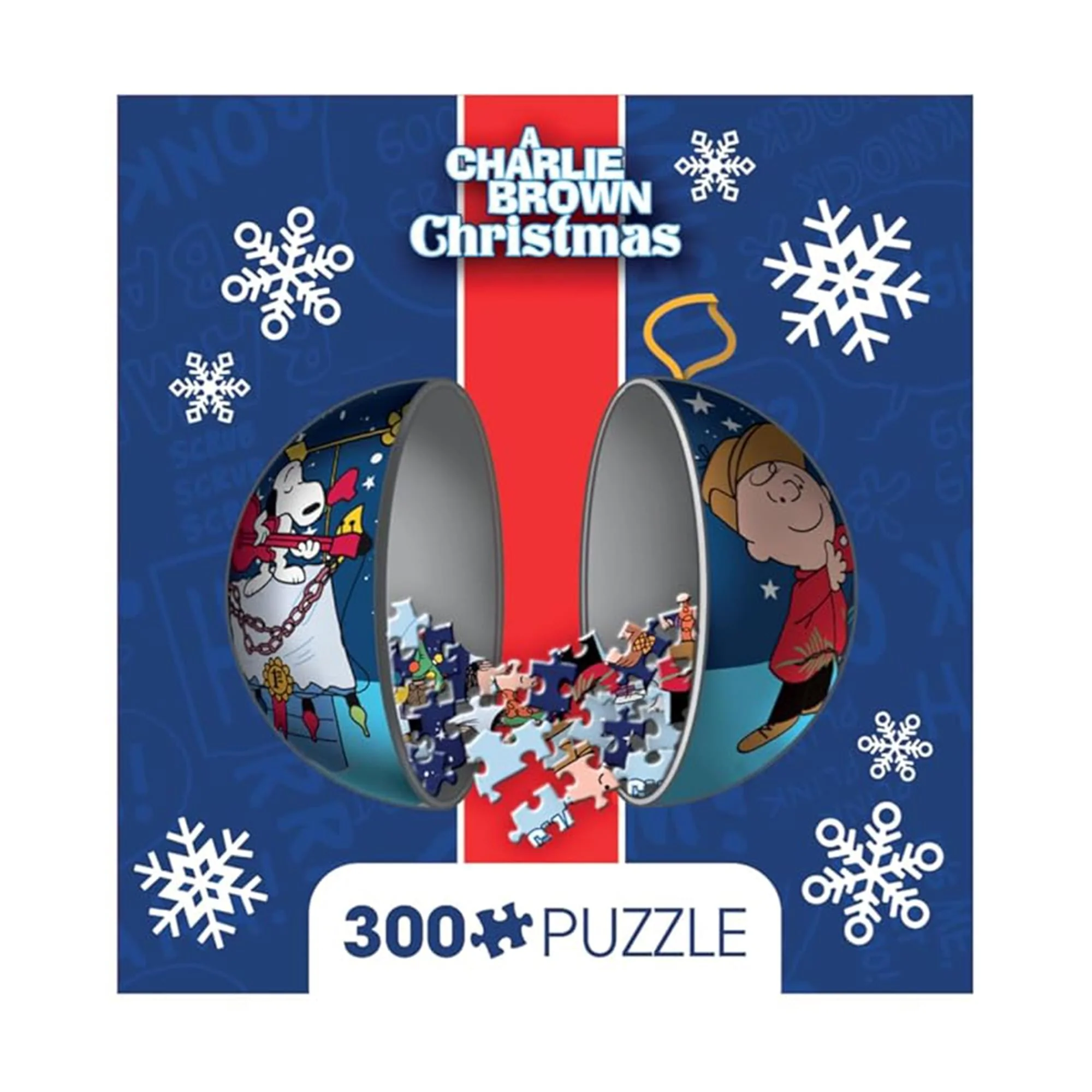 Peanuts A Charlie Brown Christmas Tin Globe 300 Piece Jigsaw Puzzle - Image 6