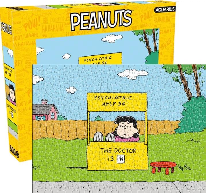 Peanuts Lucy Doctor Is In 500 Piece Jigsaw Puzzle - Image 2