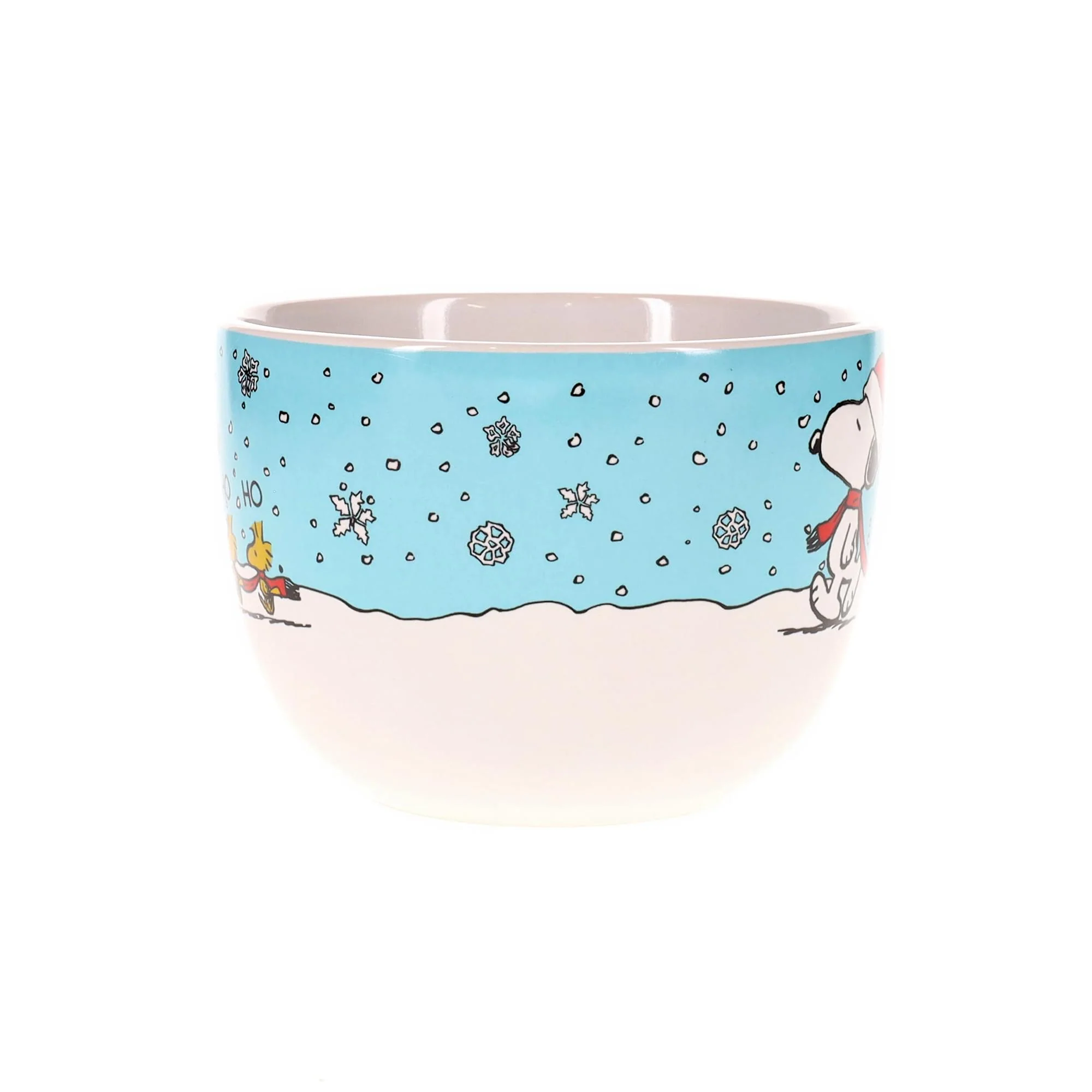 Peanuts Snoopy and Woodstock Holiday Ceramic Soup Mug | Holds 24 Ounces - Image 2