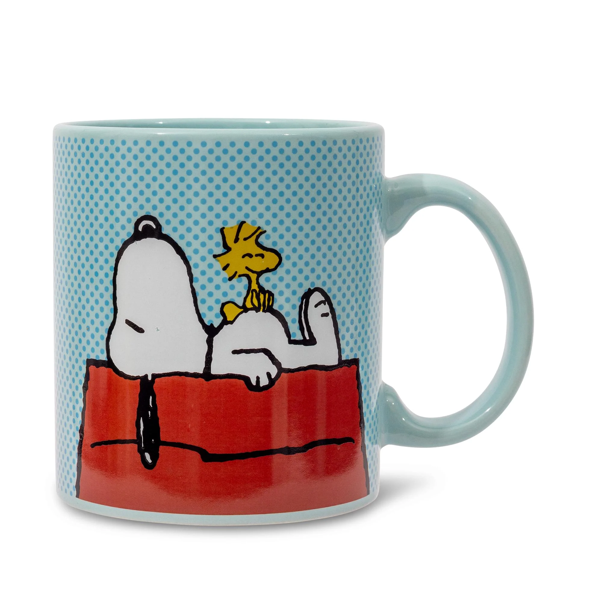 Peanuts Snoopy and Woodstock Lounging Ceramic Mug | Holds 20 Ounces - Image 2