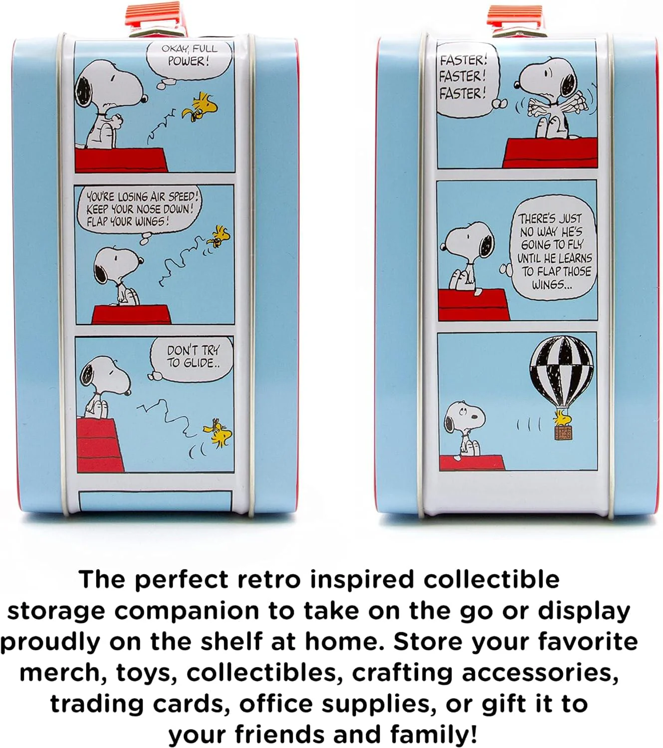 Peanuts Snoopy Embossed Tin Fun Box - Image 4