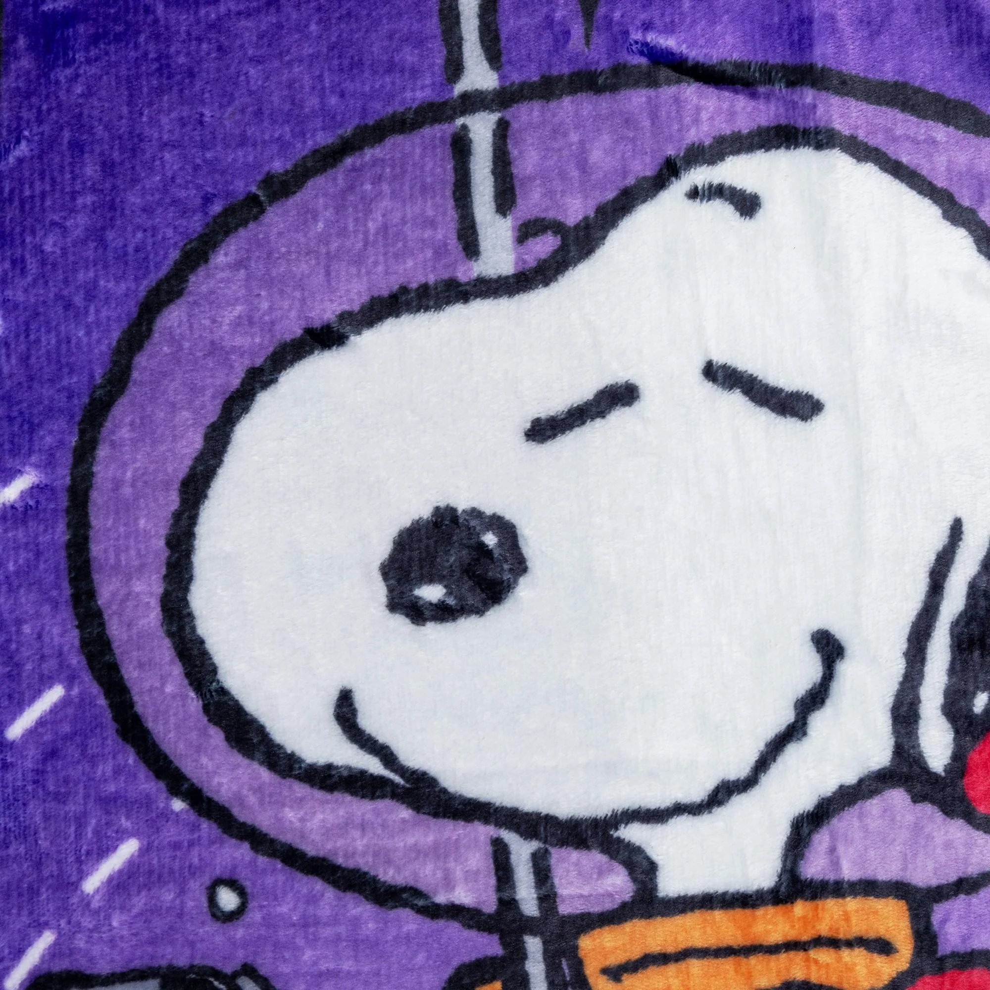 Peanuts Snoopy "First Beagle On The Moon" Fleece Throw Blanket | 45 x 60 Inches - Image 2