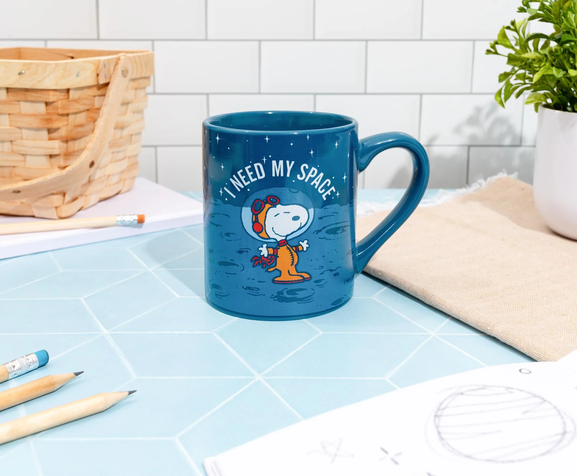 Peanuts Snoopy "I Need My Space" Ceramic Mug | Holds 14 Ounces - Image 4