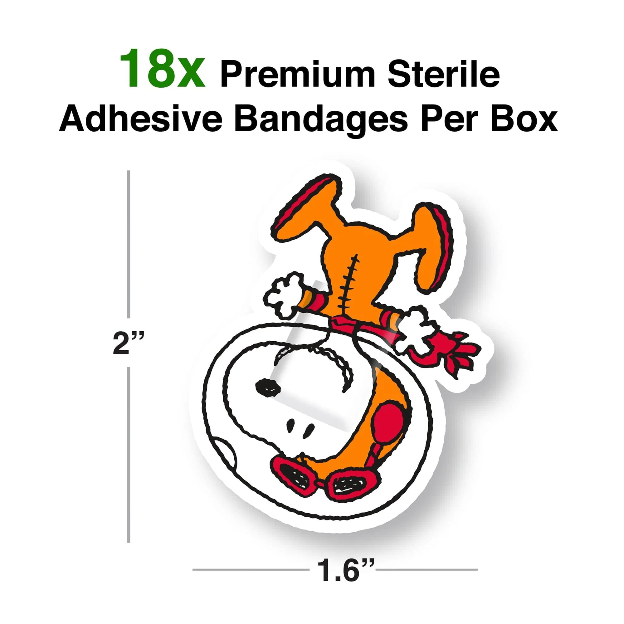 Peanuts Snoopy In Space Adhesive Bandages | 18 Count - Image 2