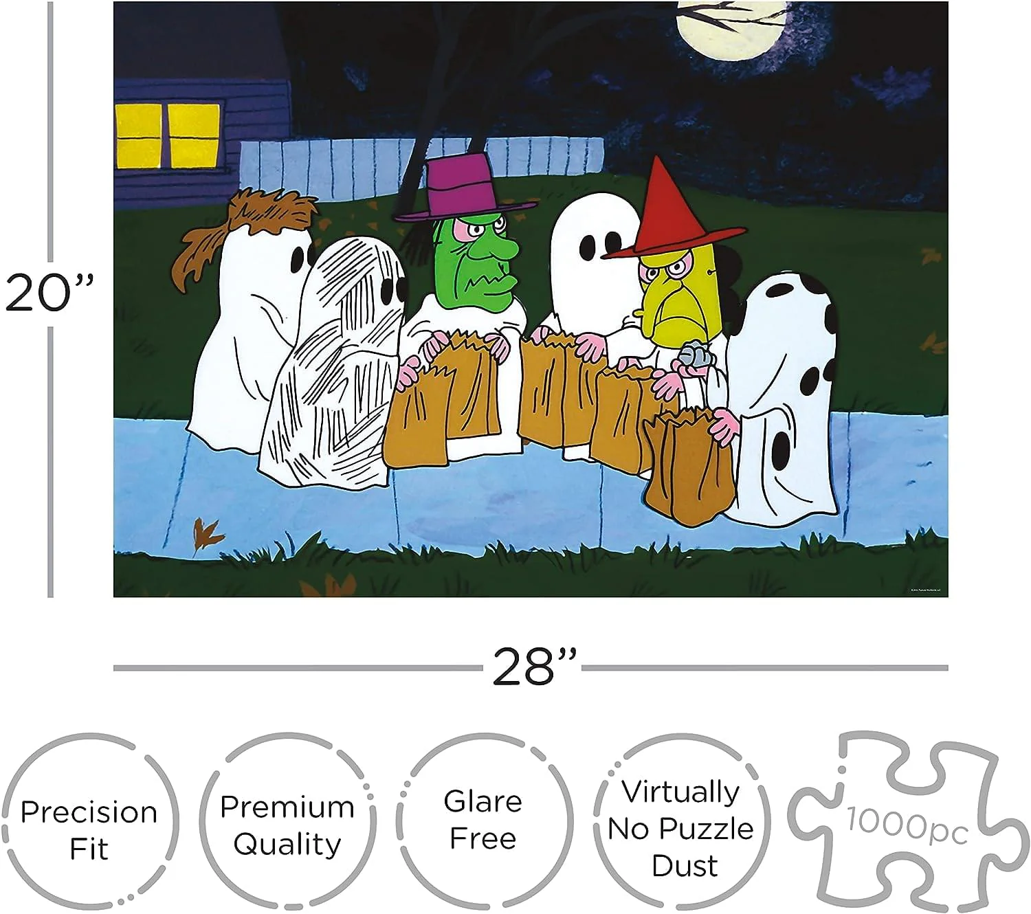 Peanuts Trick or Treat 1000 Piece Jigsaw Puzzle - Image 2
