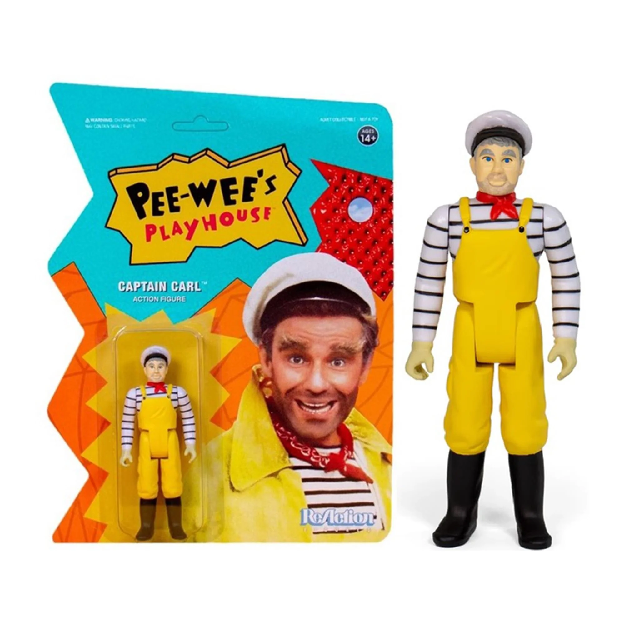 Pee-Wee's Playhouse 3.75 Inch ReAction Figure | Captain Carl - Image 4