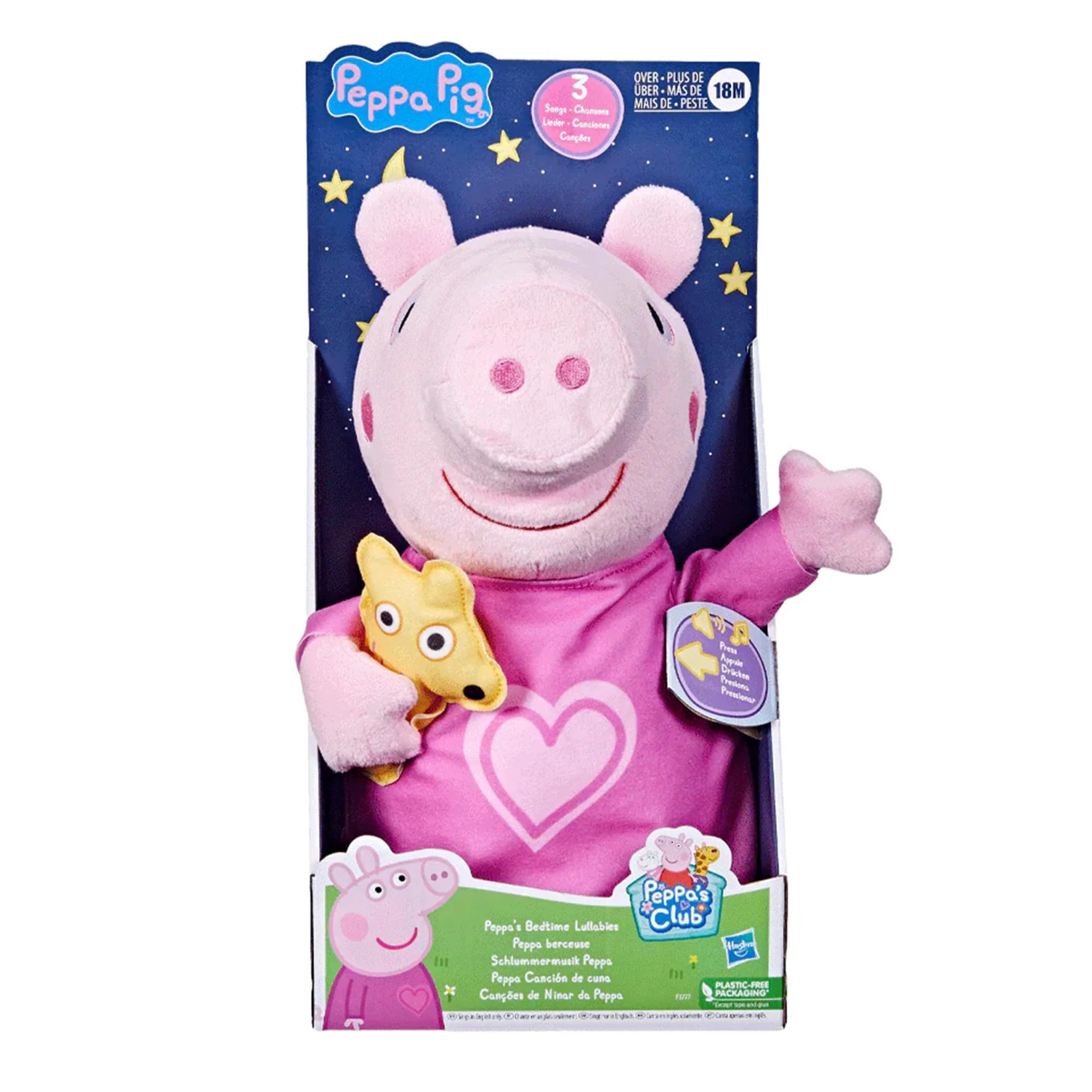 Peppa Pig 11 Inch Bedtime Lullabies Singing Plush Doll - Image 2