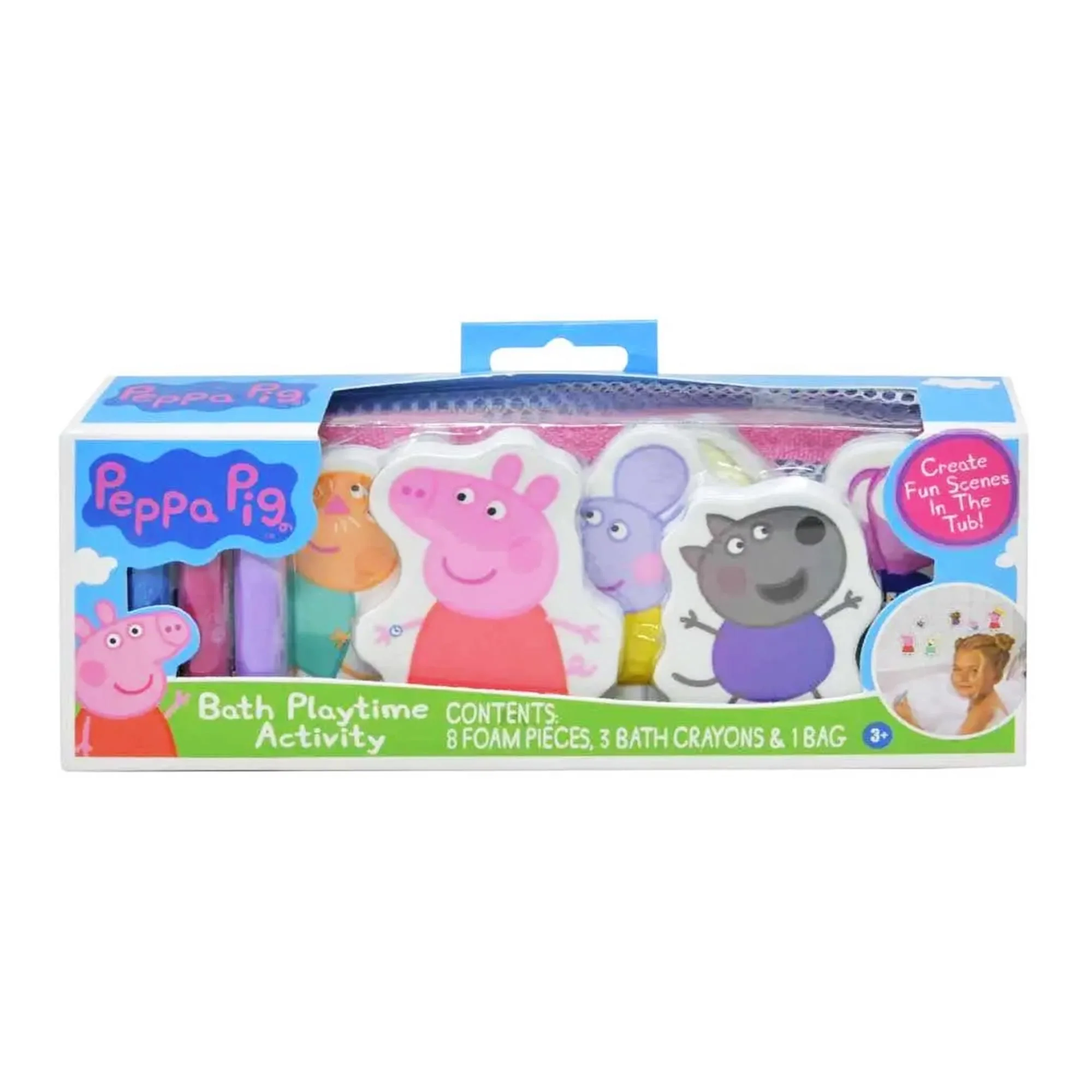 Peppa Pig 8-Piece Bath Playtime Set - Image 2