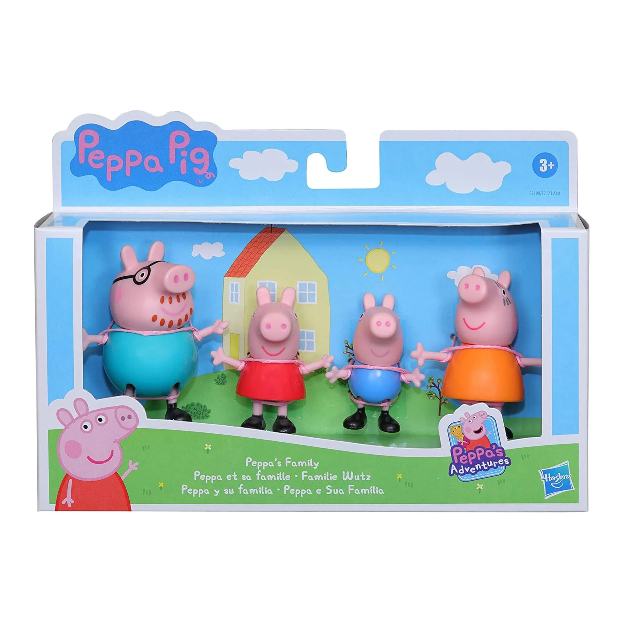 Peppa Pig Adventures Figure 4 Pack | Peppa's Family - Image 2