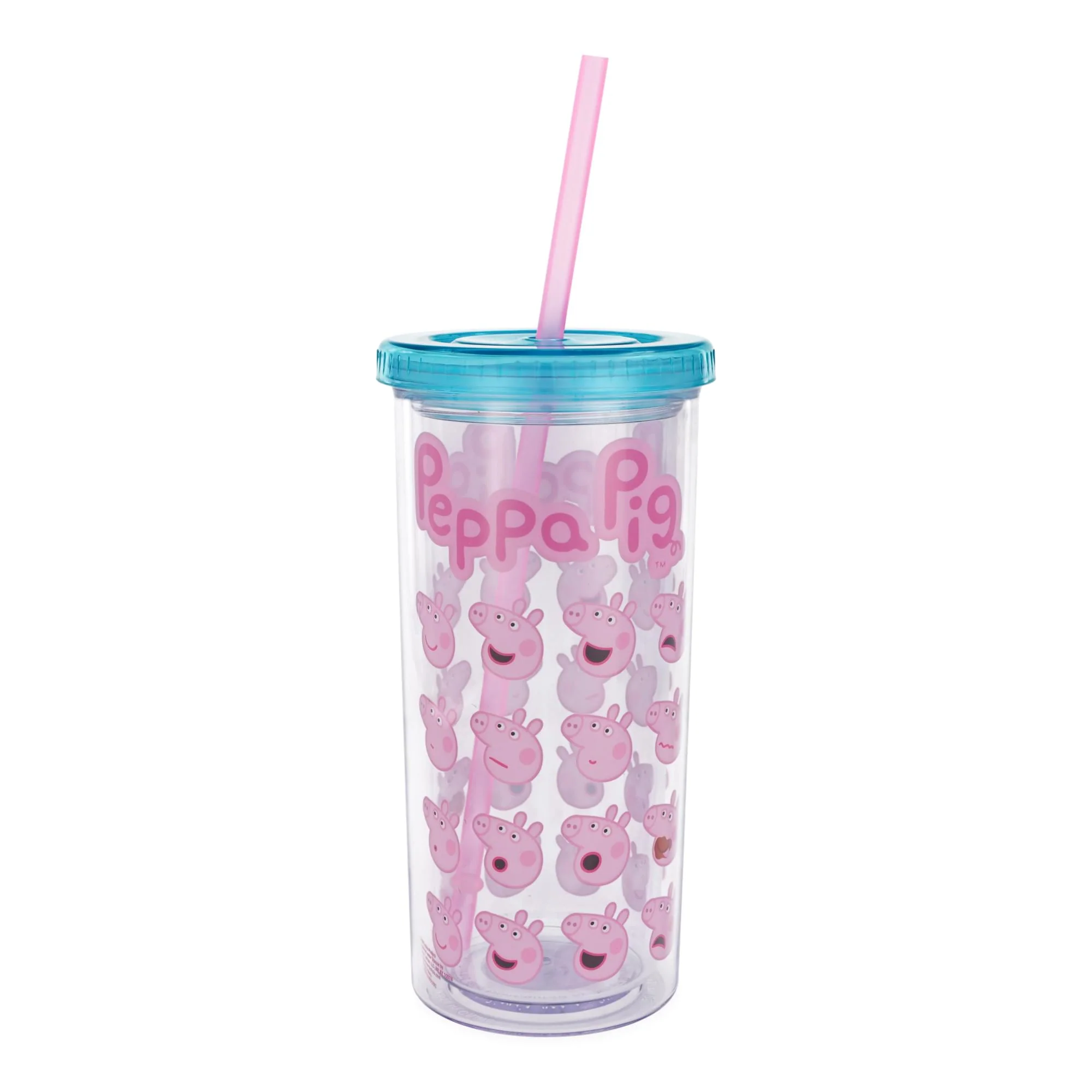 Peppa Pig Expressions 20-Ounce Carnival Cup With Lid and Straw - Image 2