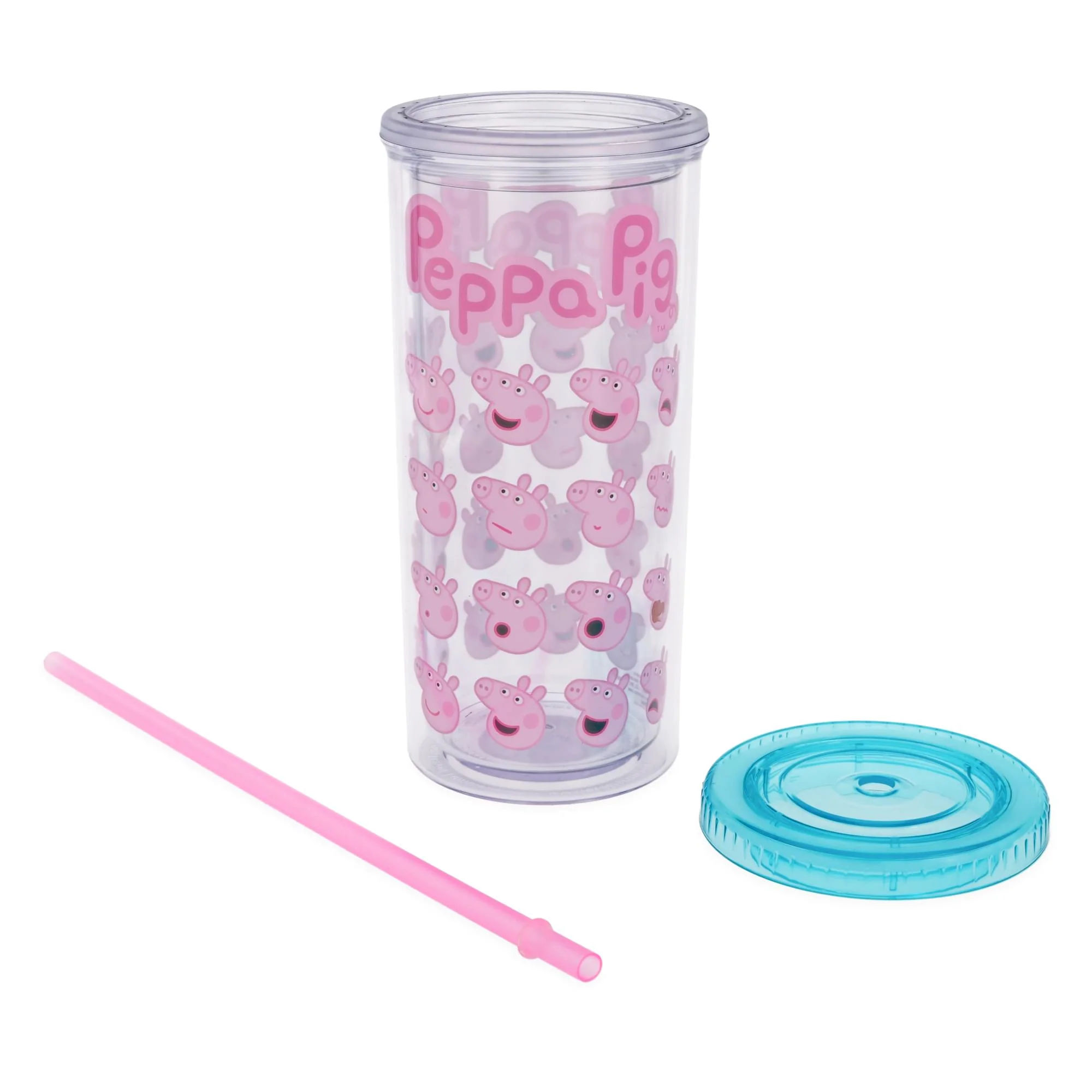 Peppa Pig Expressions 20-Ounce Carnival Cup With Lid and Straw - Image 3
