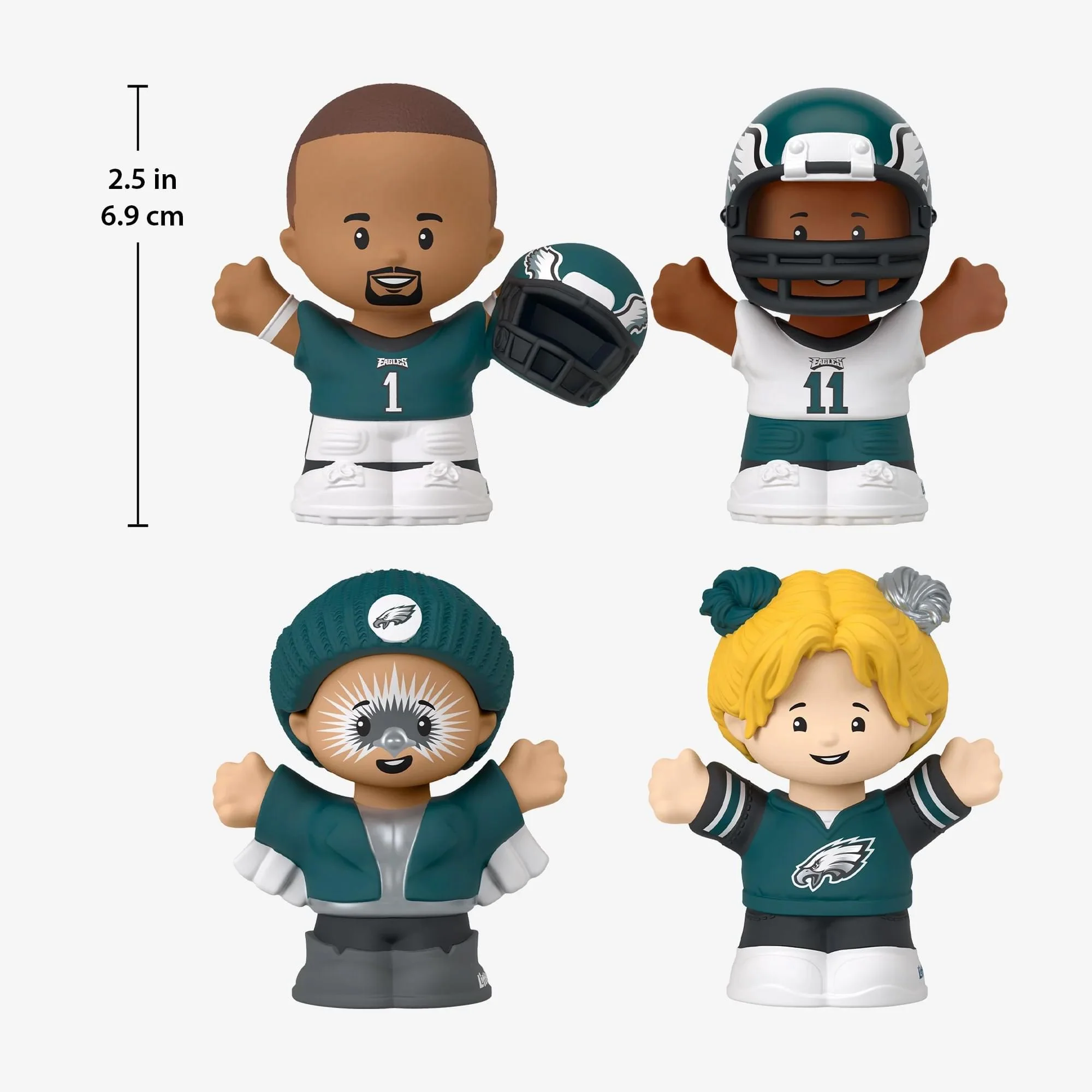 Philadelphia Eagles 4-Piece NFL Little People Collector Set - Image 6