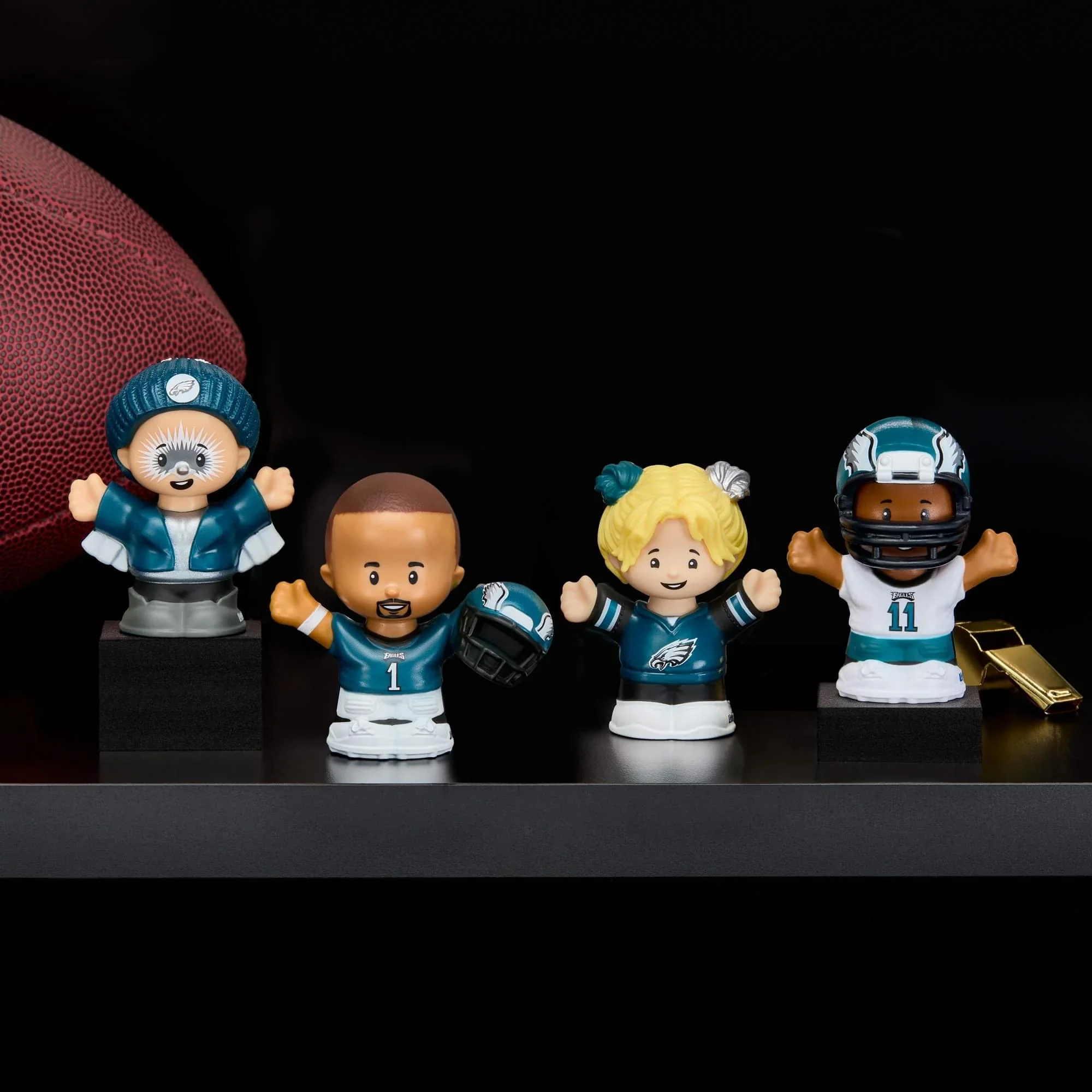 Philadelphia Eagles 4-Piece NFL Little People Collector Set - Image 7