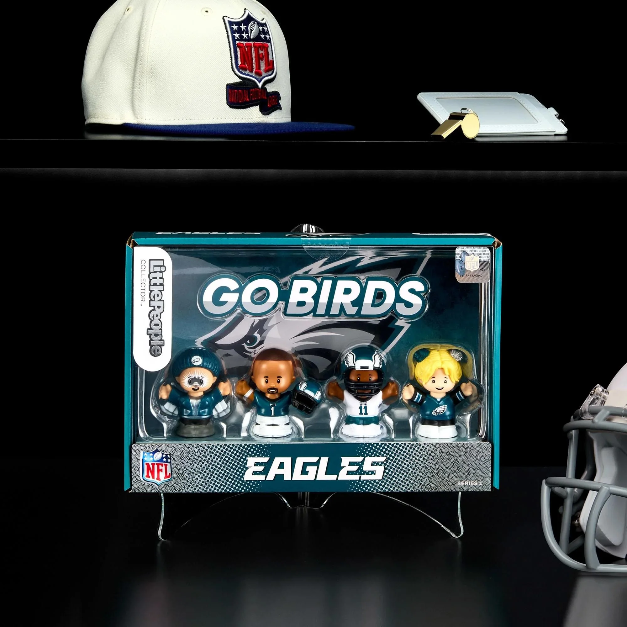 Philadelphia Eagles 4-Piece NFL Little People Collector Set - Image 9