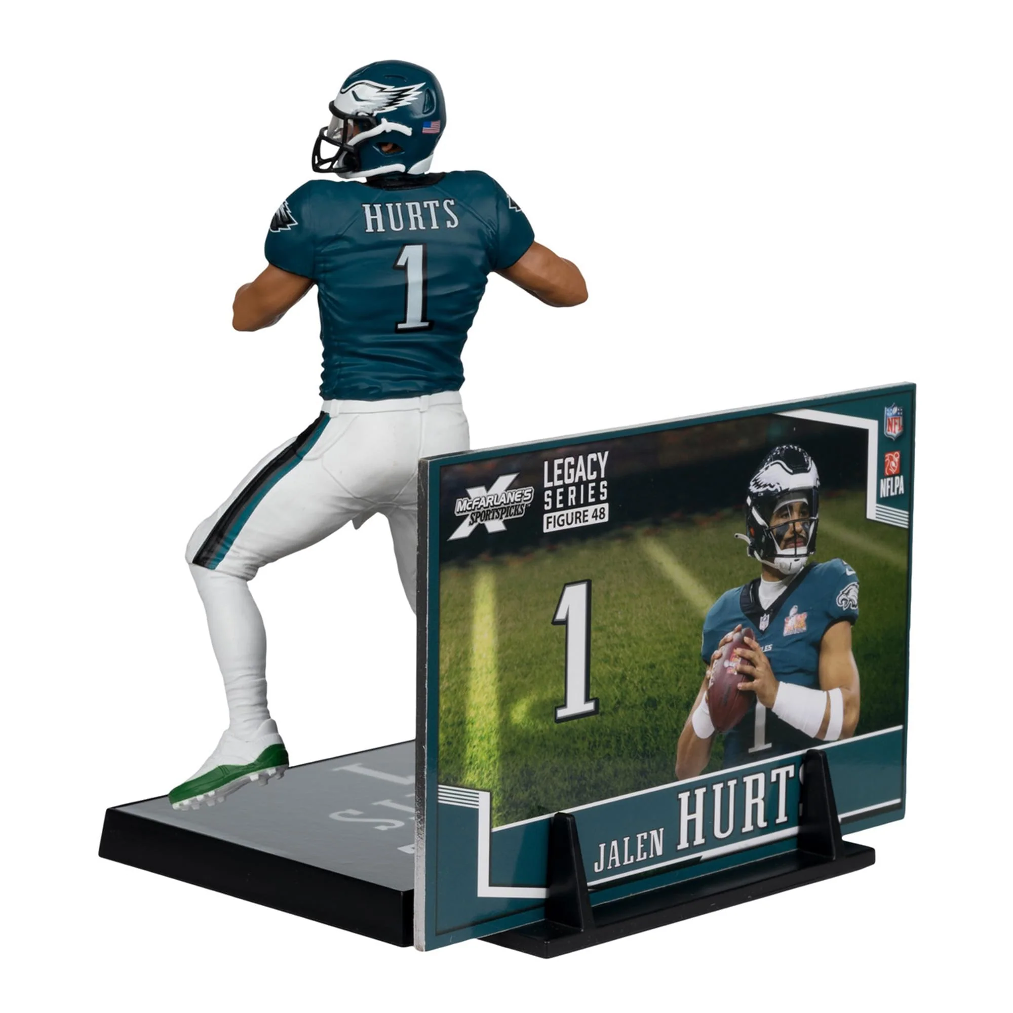 Philadelphia Eagles NFL 7 Inch Posed Figure | Jalen Hurts (Super Bowl Edition) - Image 3