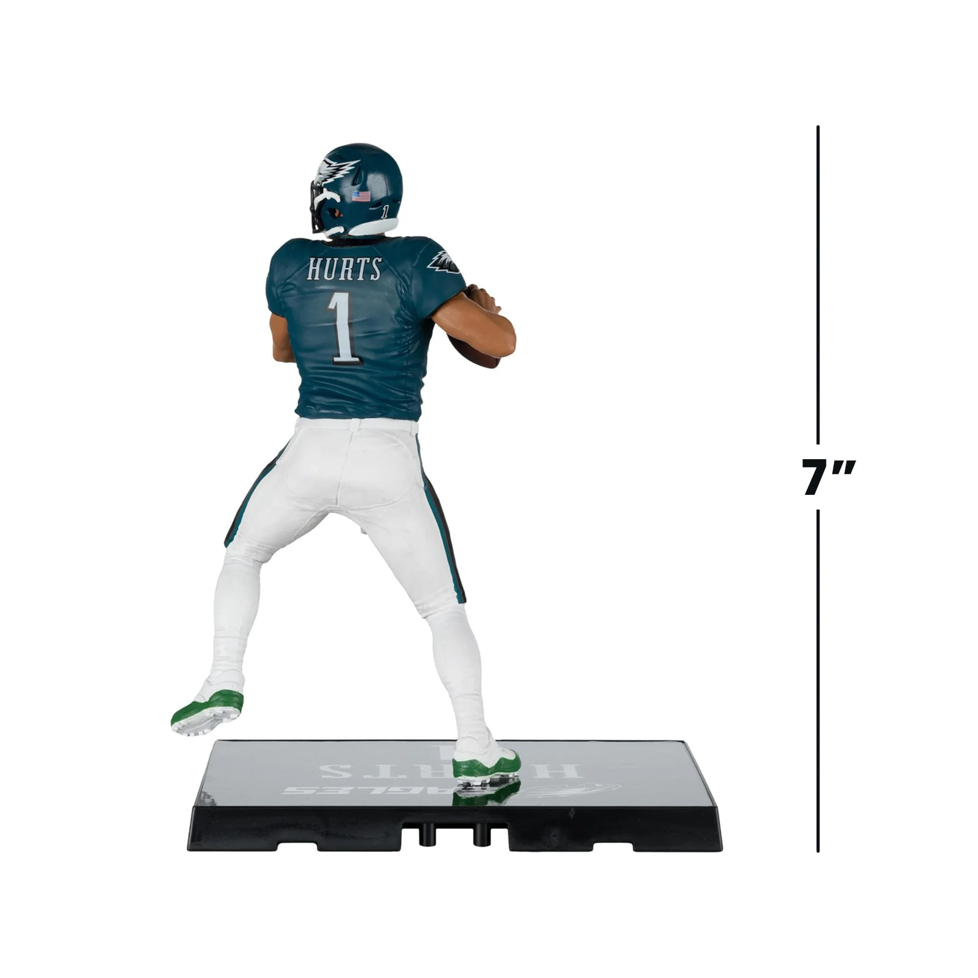 Philadelphia Eagles NFL 7 Inch Posed Figure | Jalen Hurts (Super Bowl Edition) - Image 5