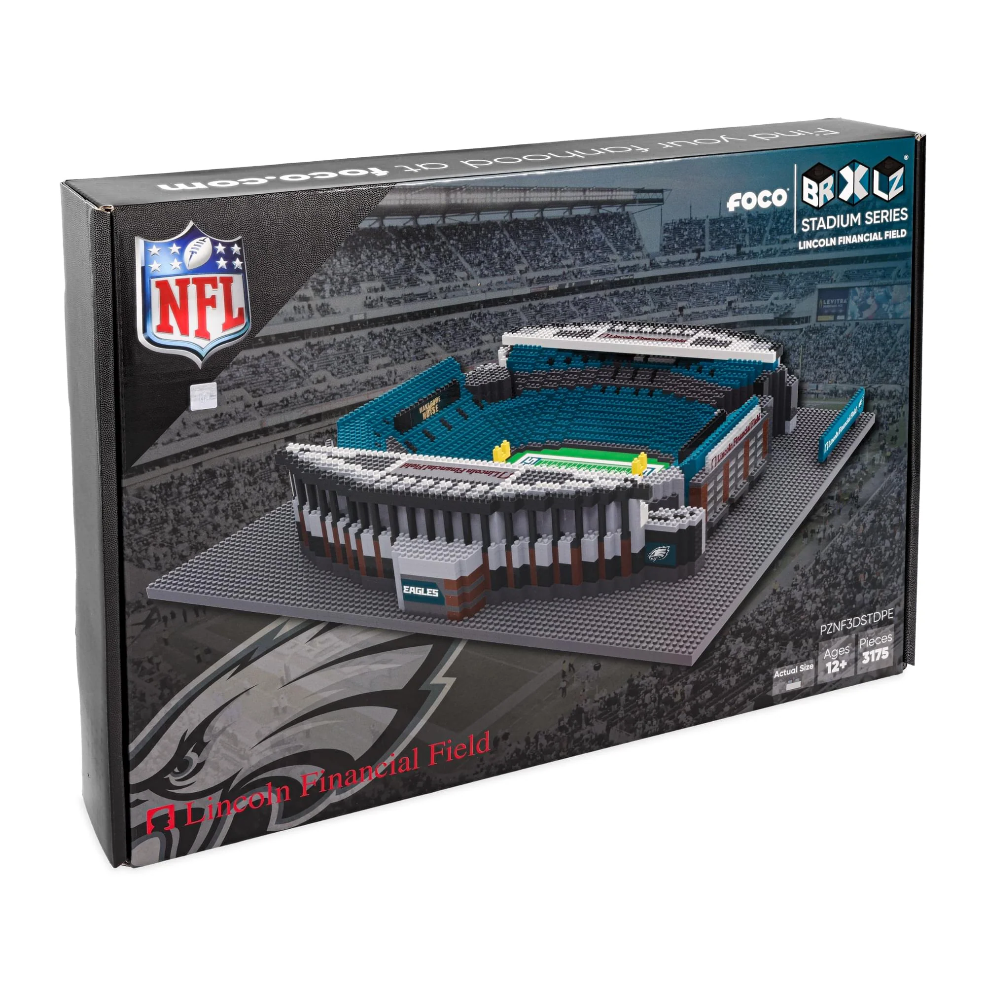 Philadelphia Eagles NFL FOCO BRXLZ Stadium Building Block Set - Image 2