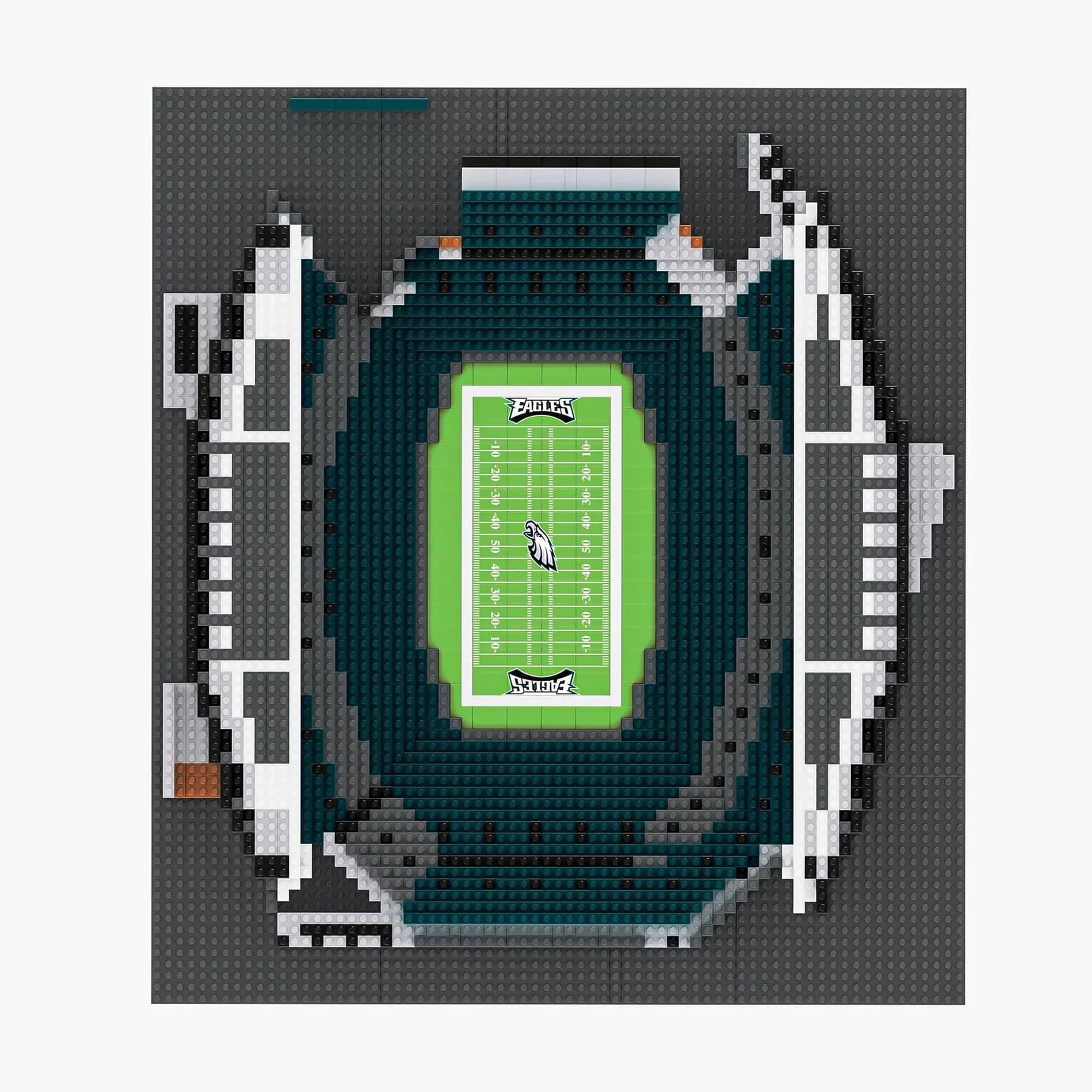 Philadelphia Eagles NFL FOCO BRXLZ Stadium Building Block Set - Image 7
