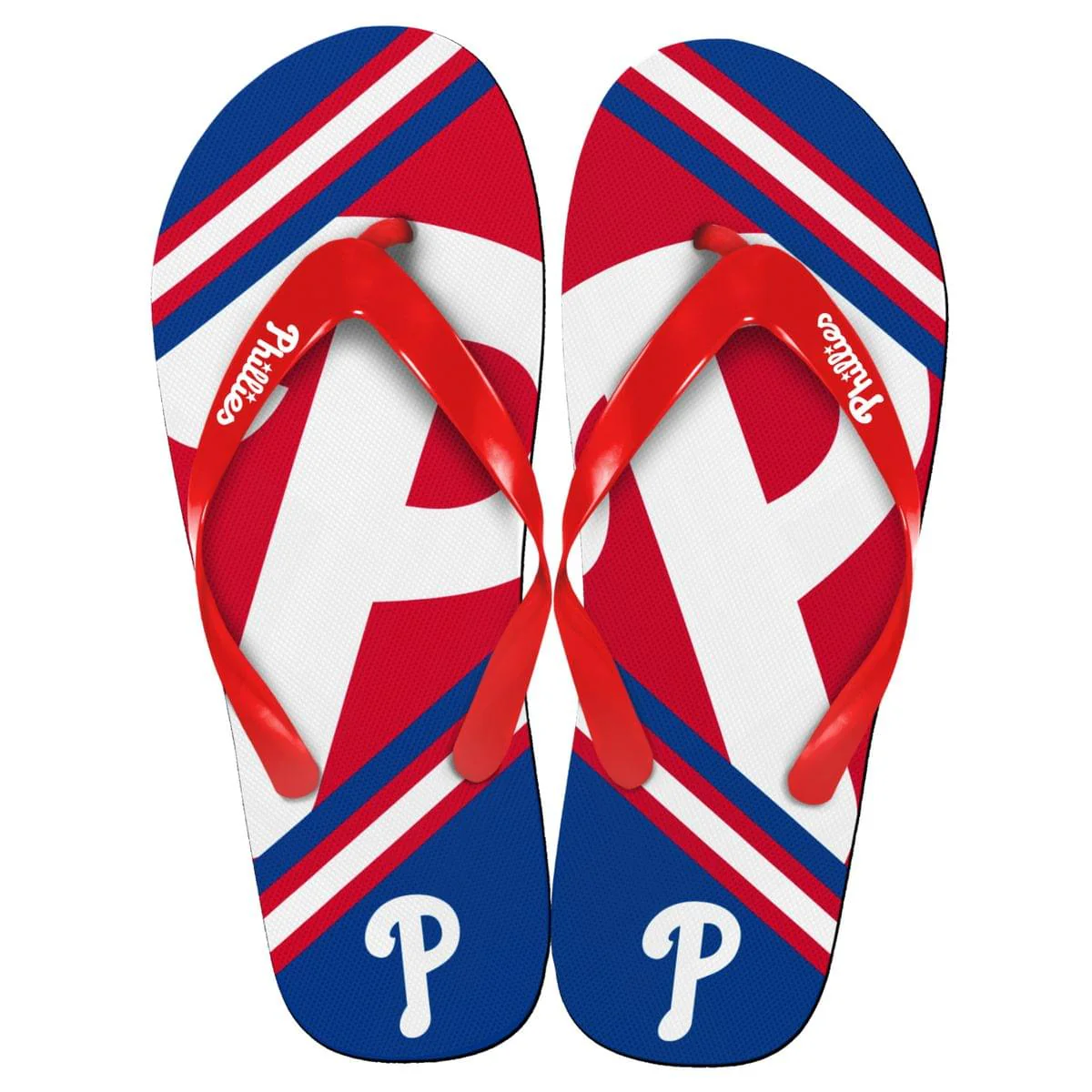Philadelphia Phillies MLB Unisex Big Logo Flip Flops