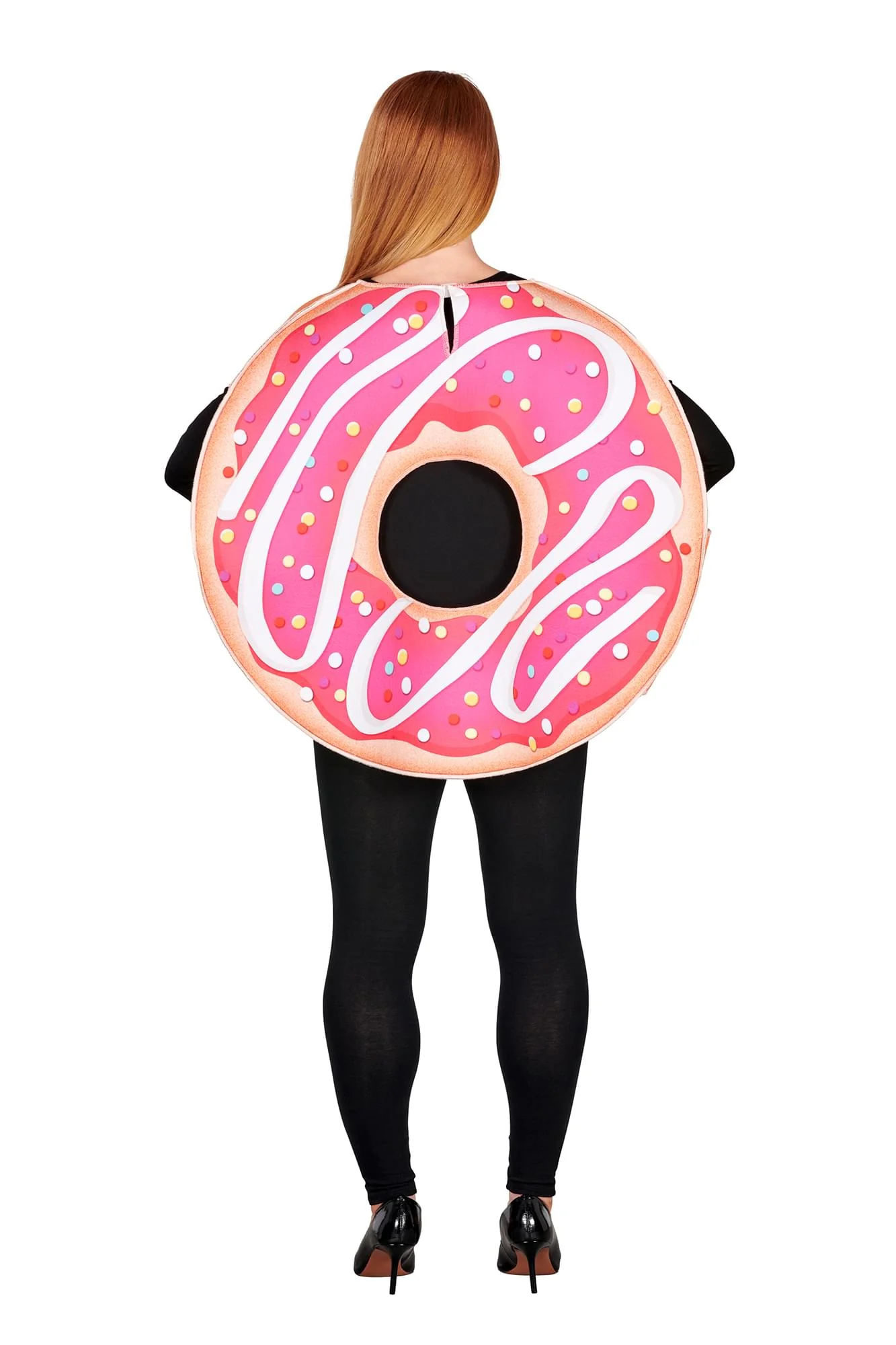 Pink Donut Adult Costume | One Size - Image 3