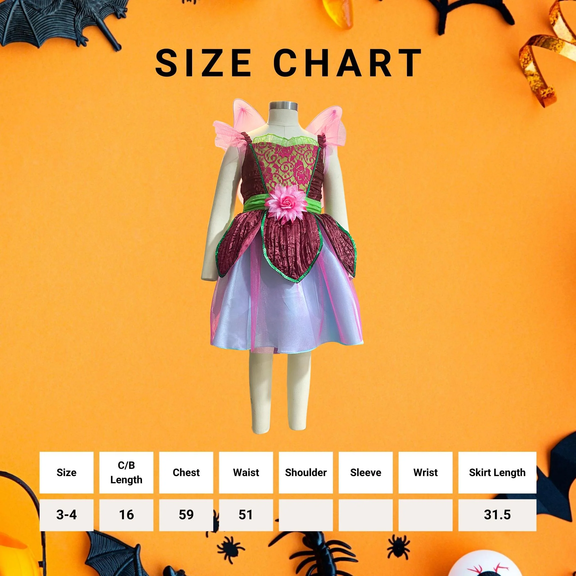 Pink Fairy Toddler Costume | 2/4 Years - Image 4