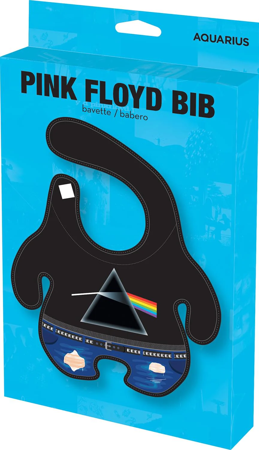Pink Floyd Dark Side of the Moon Terrycloth Baby Bib - Image 2
