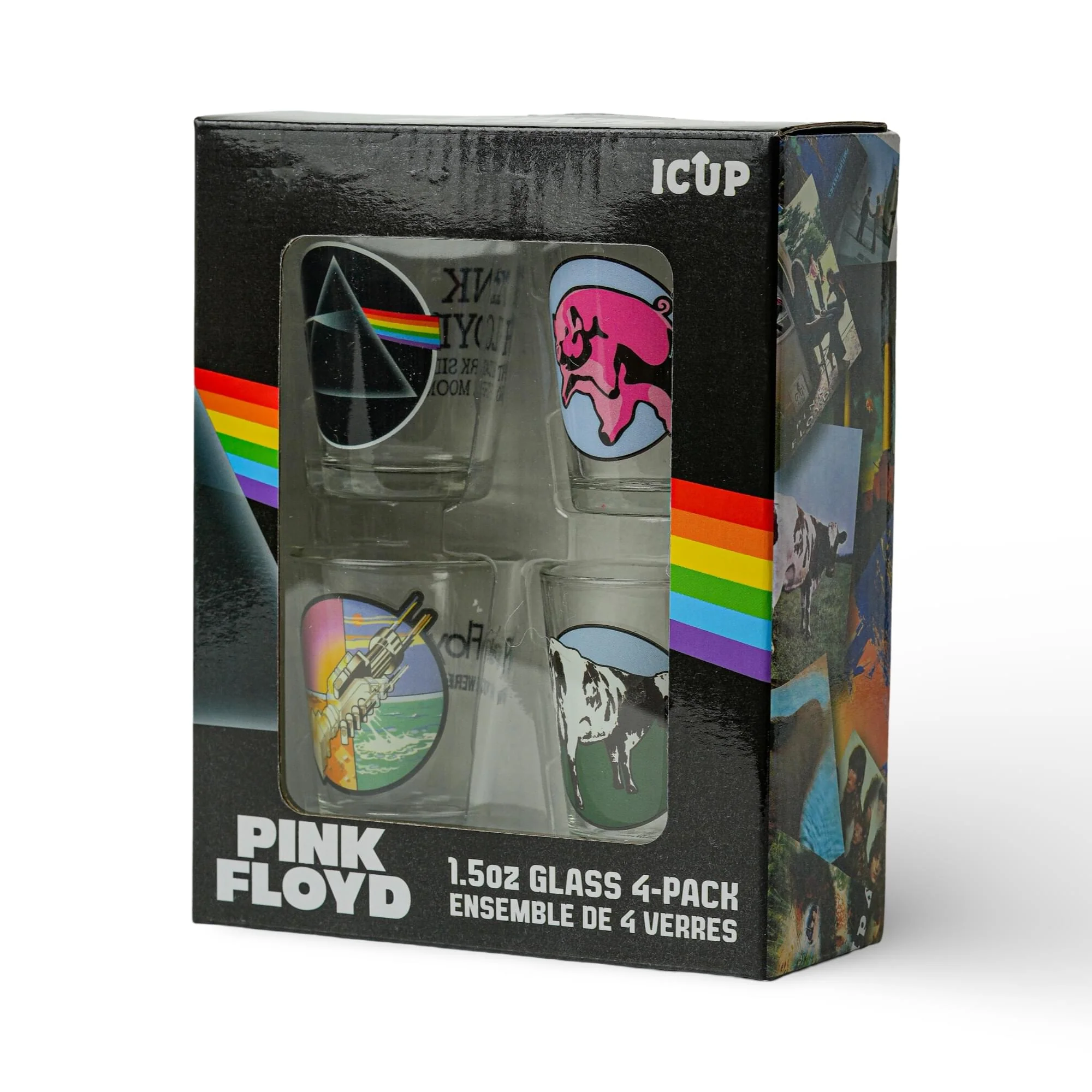 Pink Floyd Icons 4-Piece 1.5oz Shot Glass Set - Image 3
