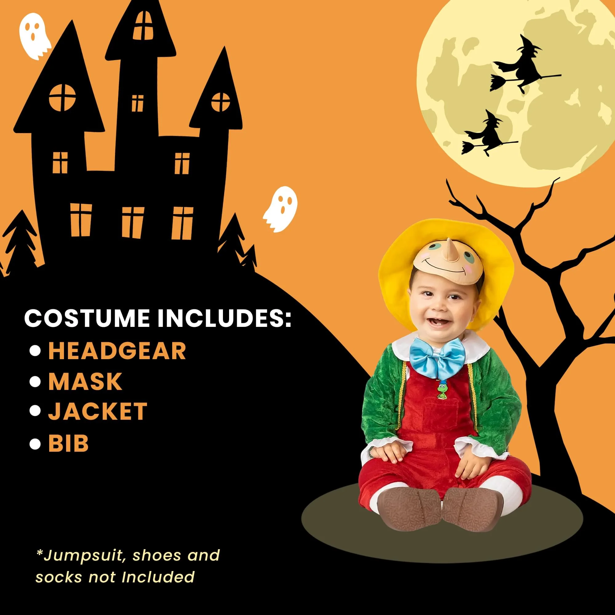 Pinocchio Baby Costume - Image 6