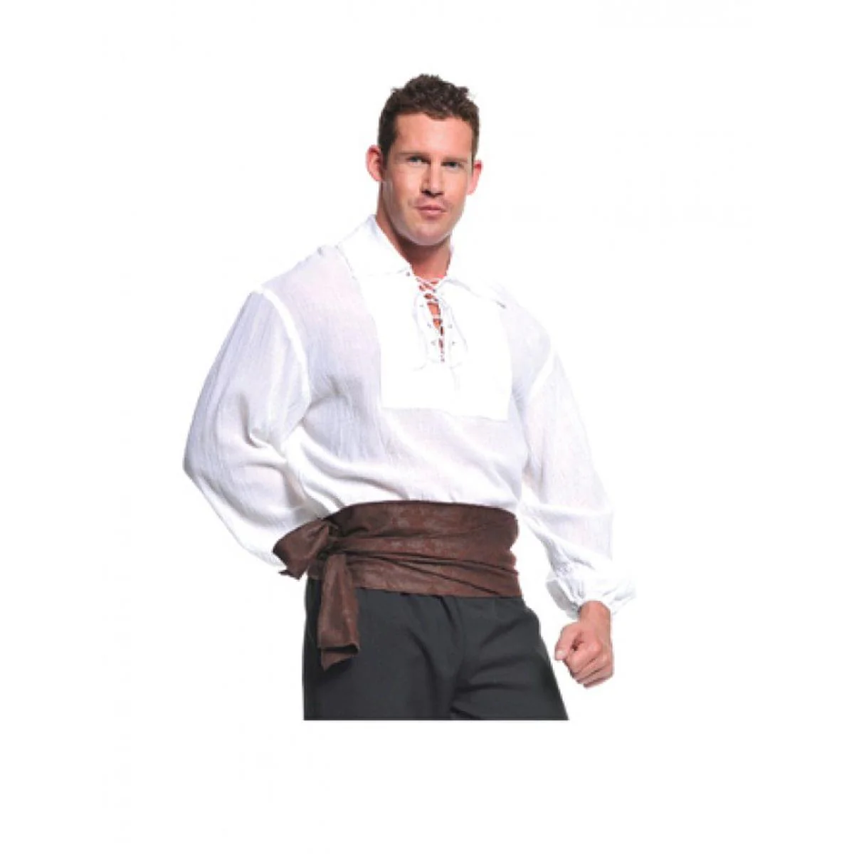 Pirate Adult Costume White Shirt - Image 2