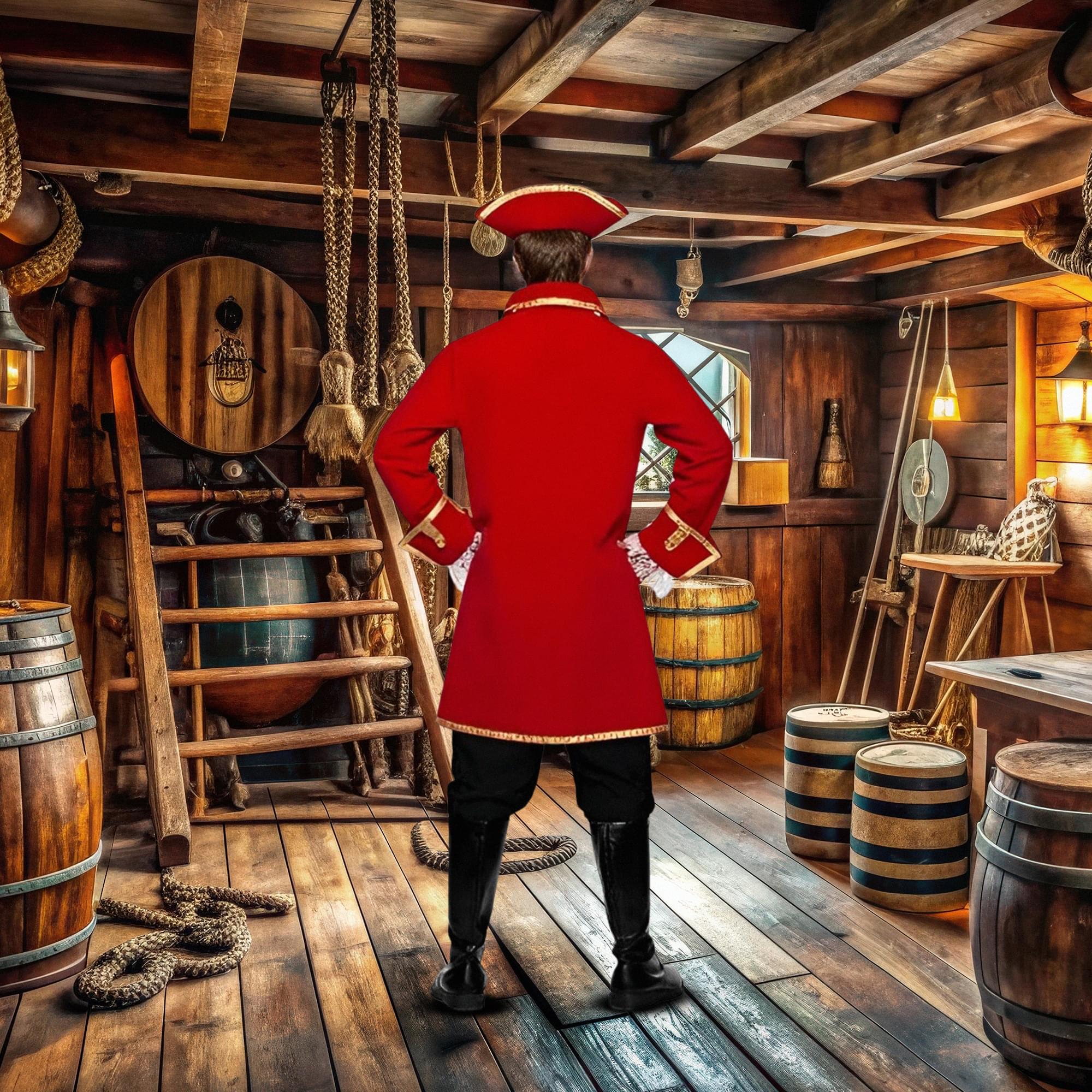 Pirate Captain Adult Costume - Image 4