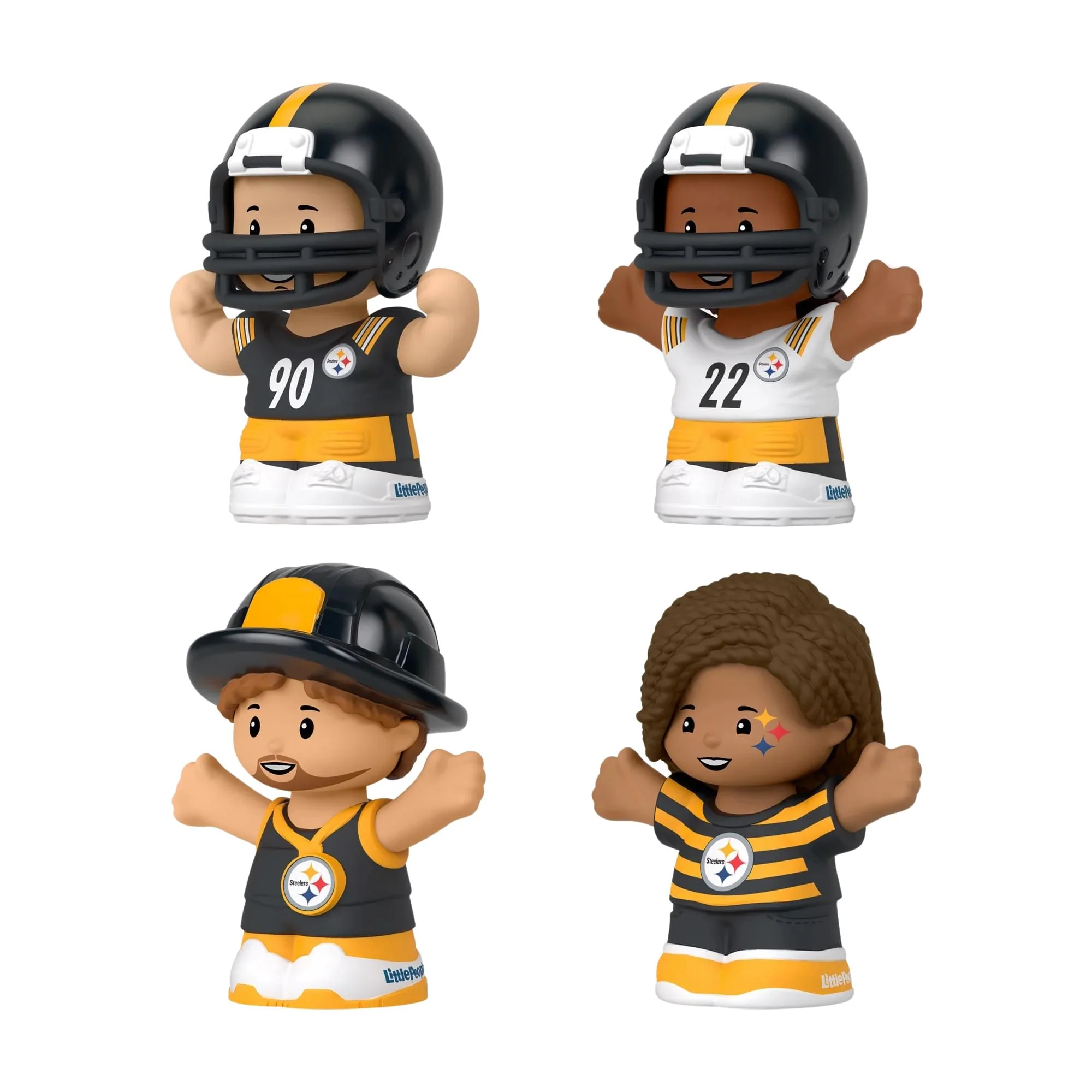 Pittsburg Steelers 4-Piece NFL Little People Collector Set - Image 3